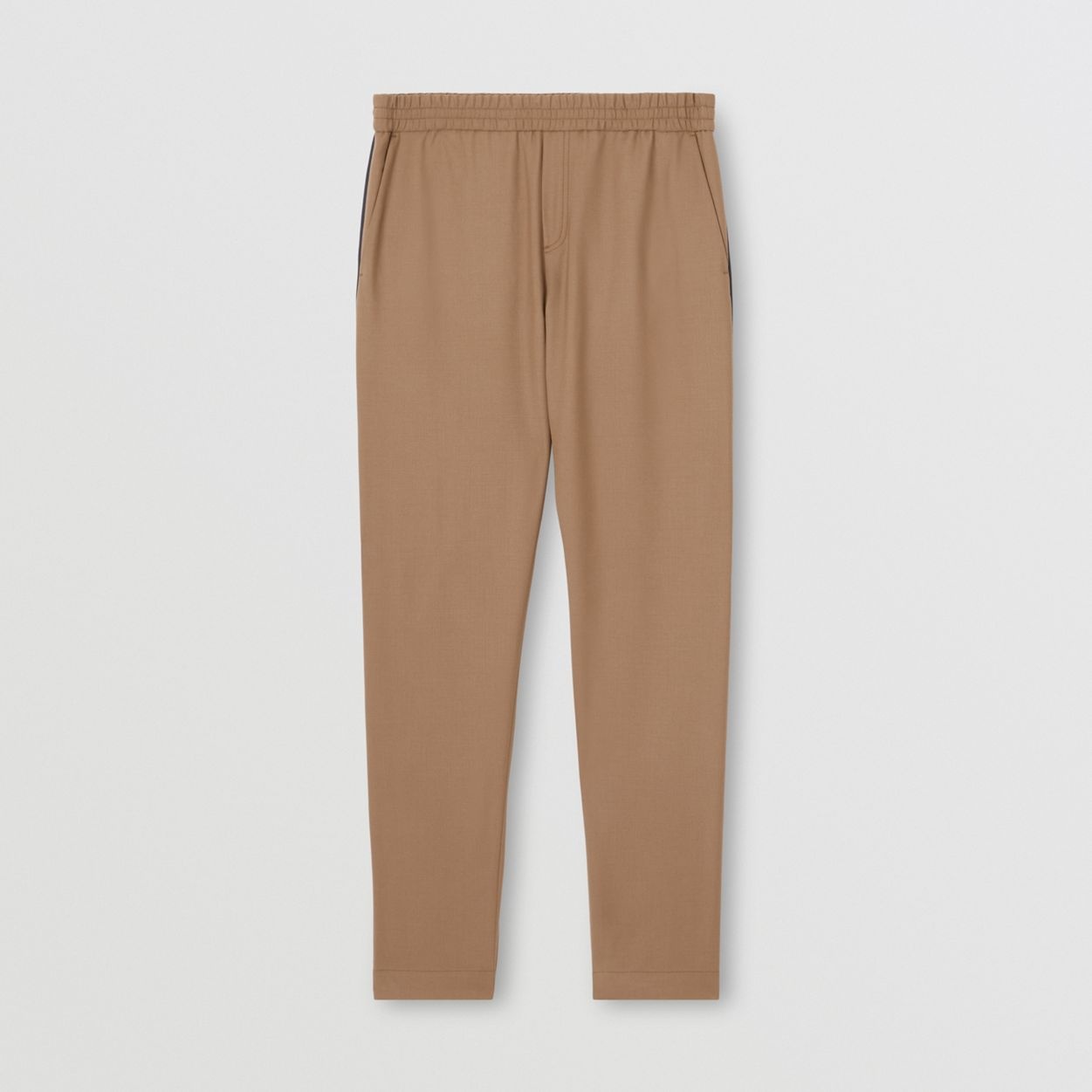 Side Stripe Wool Jogging Pants - 1