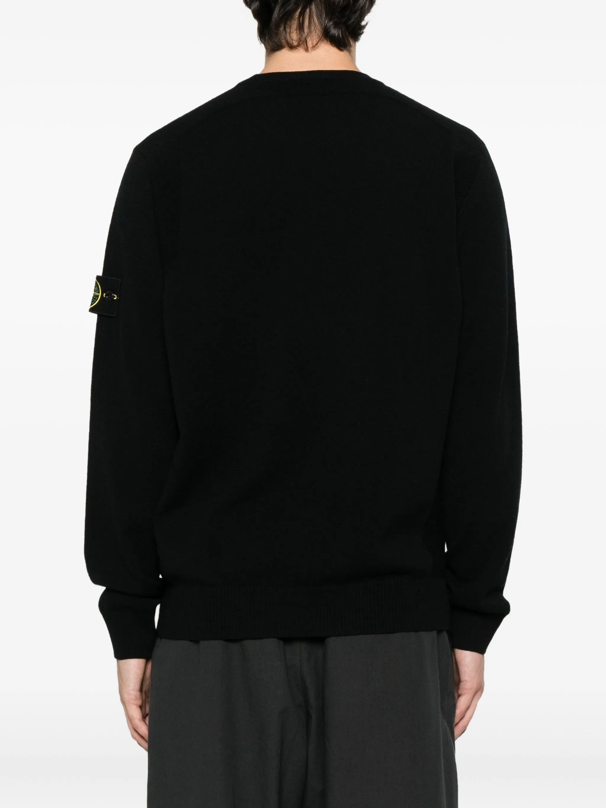 Stone Island Logo-patch Crew-neck Sweater - 4