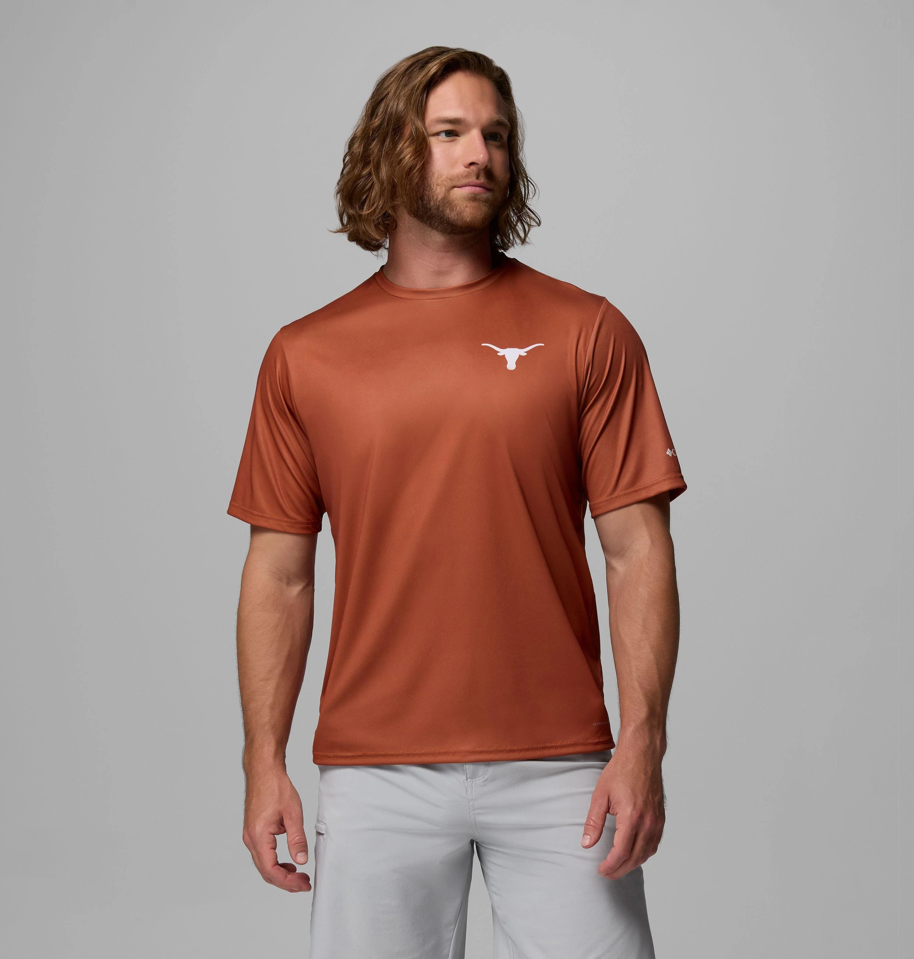 Men's Collegiate PFG Terminal Tackle Short Sleeve Shirt - Texas - 1
