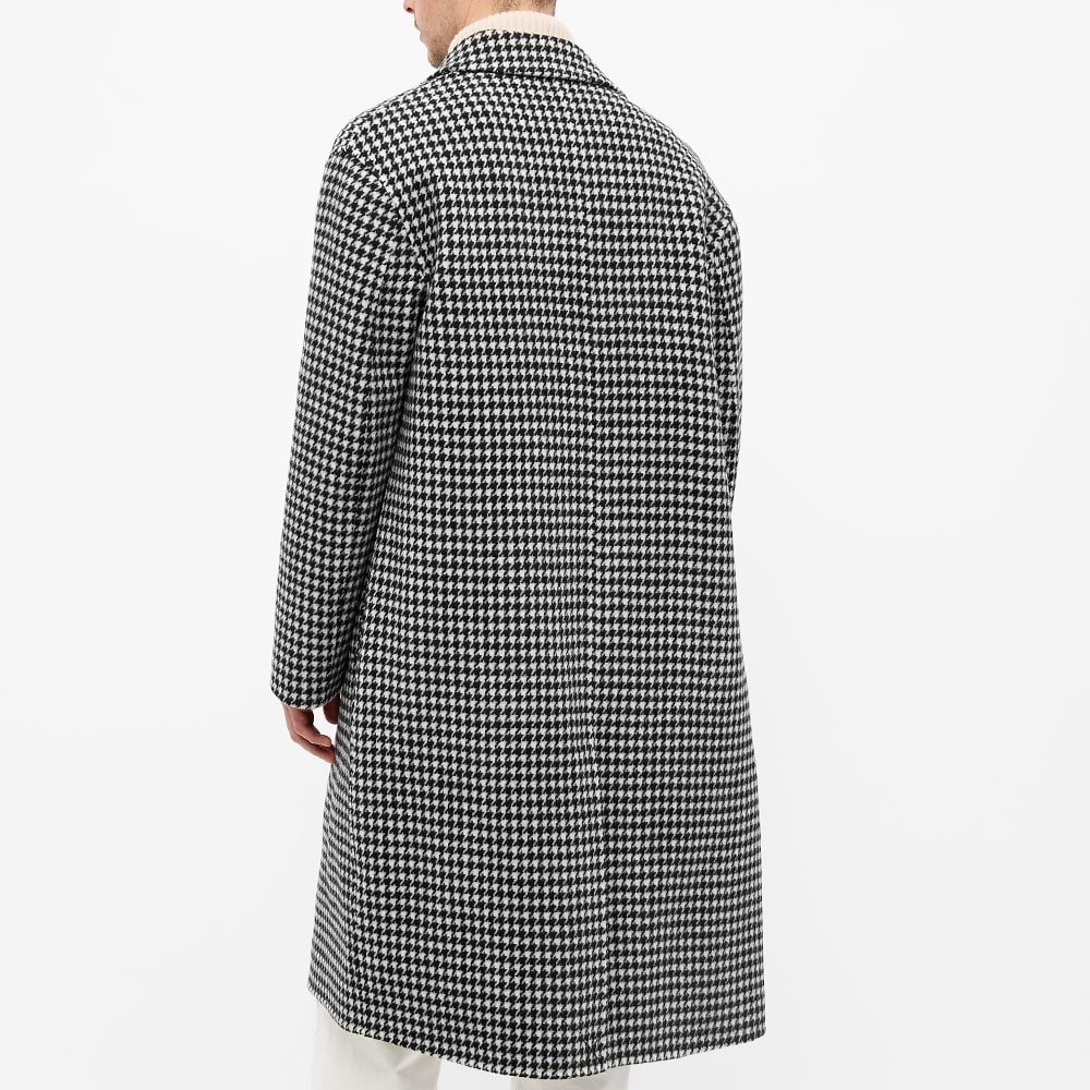 JW Anderson Houndstooth Wool Overcoat - 5