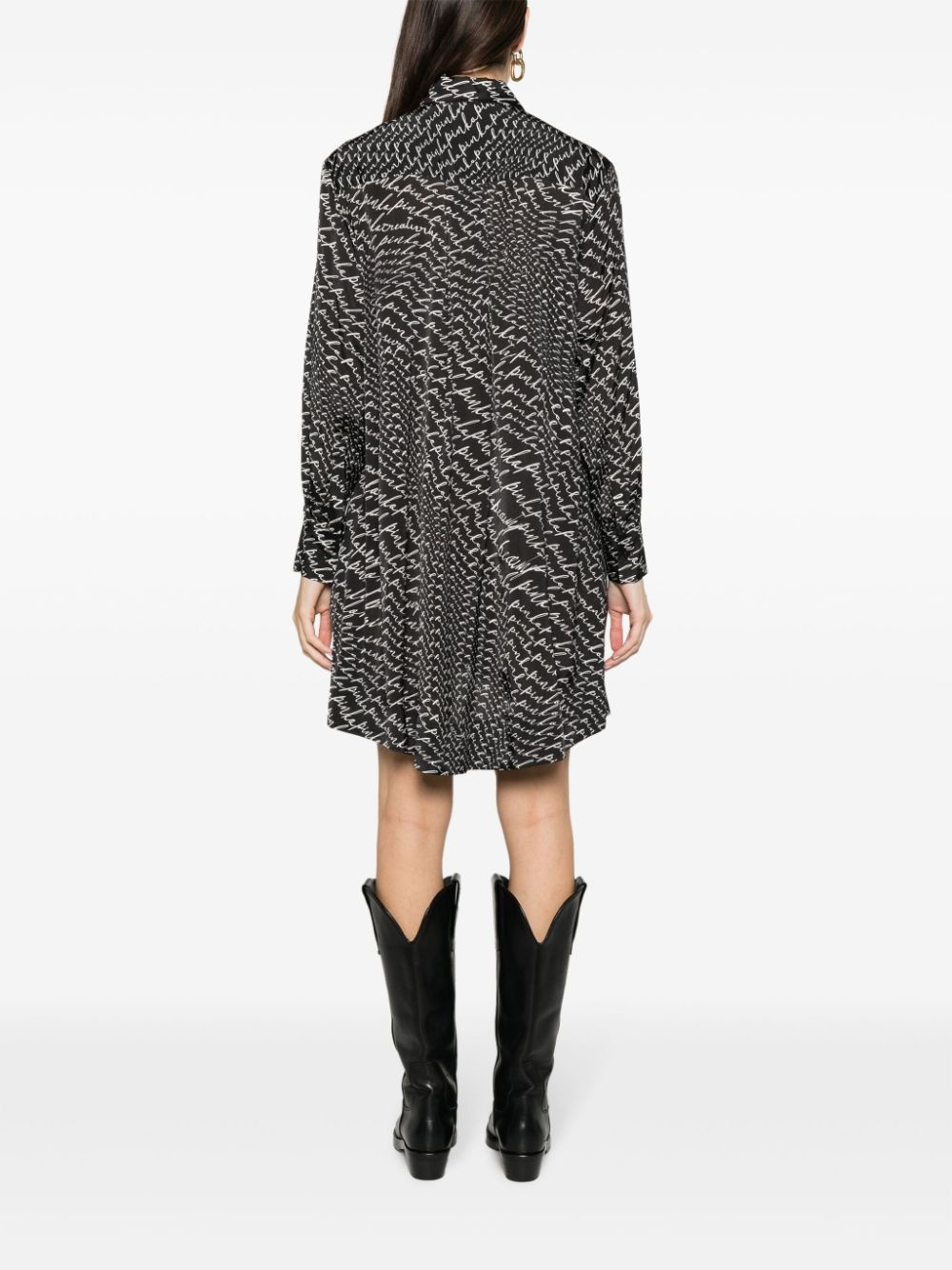 Asterix logo-print shirtdress - 4