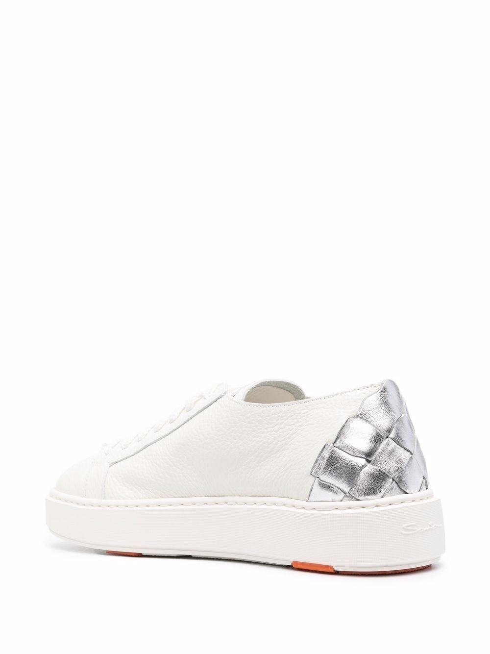 Derby leather low-top sneakers - 3