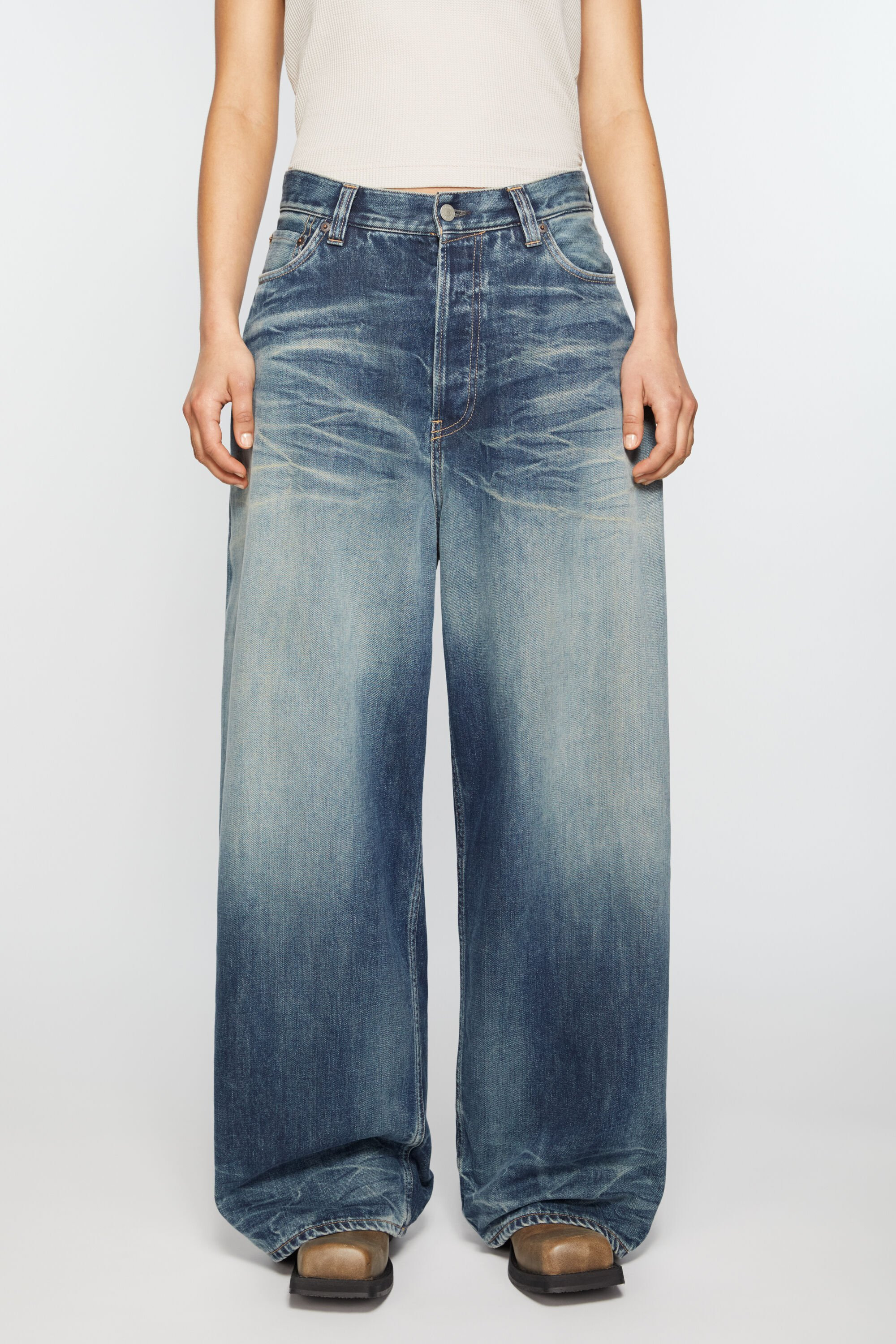 Super baggy jeans - 2023F - Mid Blue - 3