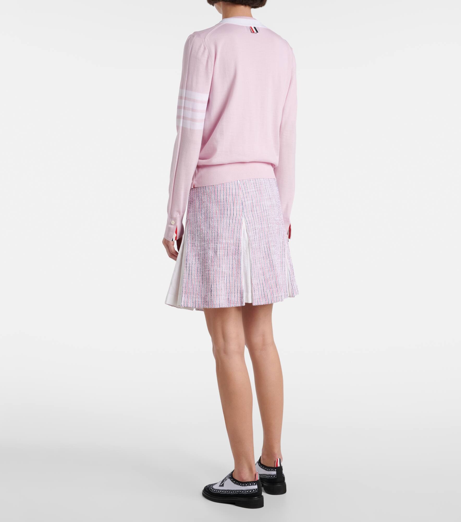 4-Bar virgin wool cardigan - 3
