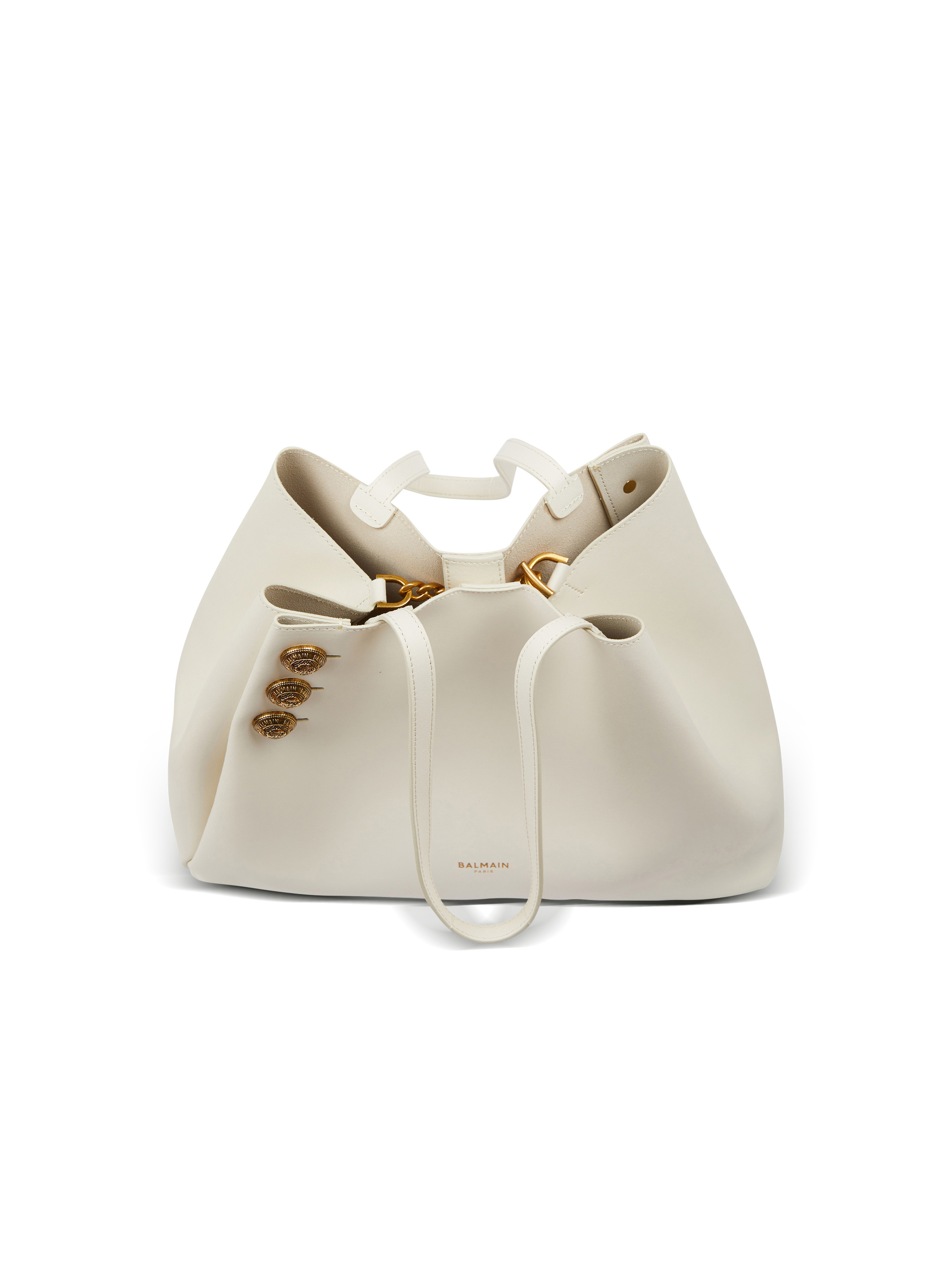 Emblème leather tote bag - 6