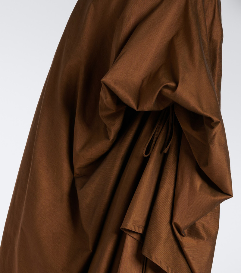 Chichi draped cotton-blend bustier dress 5