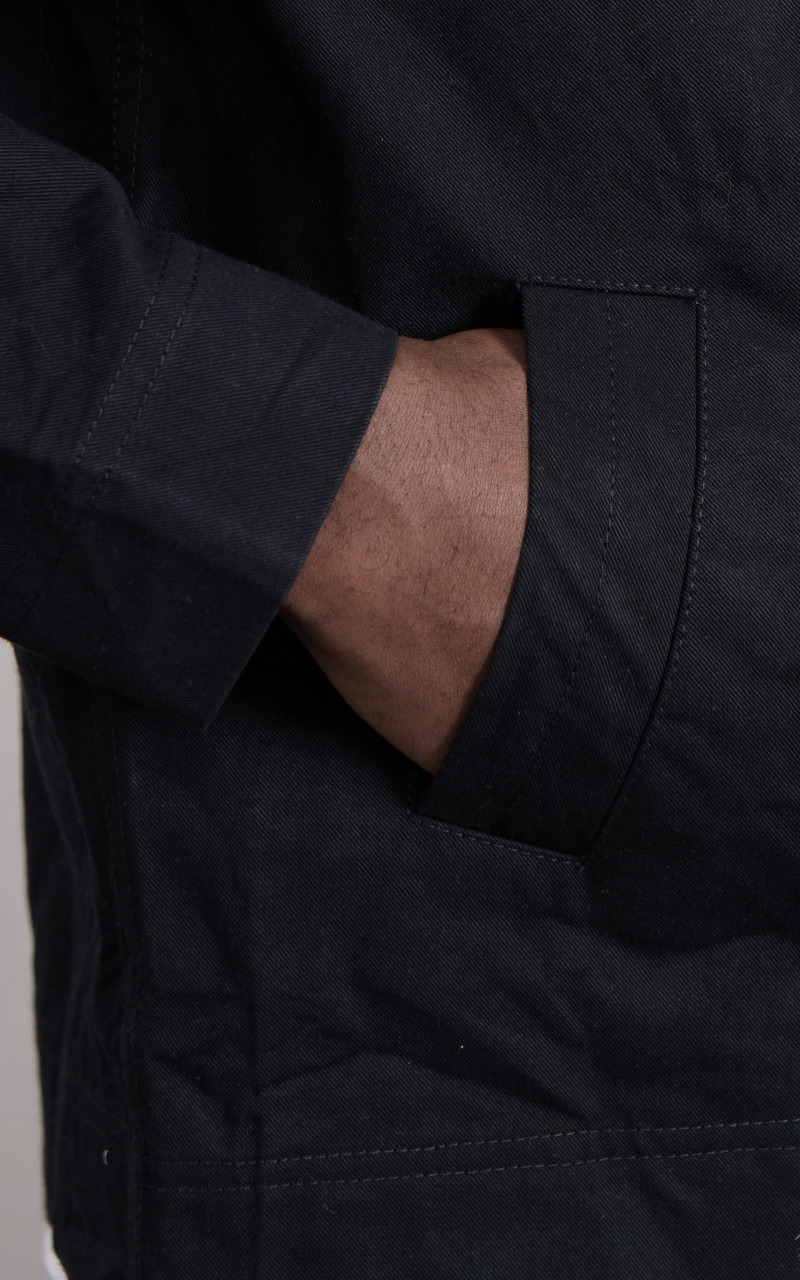CLUB JACKET TWILL BLACK - 6