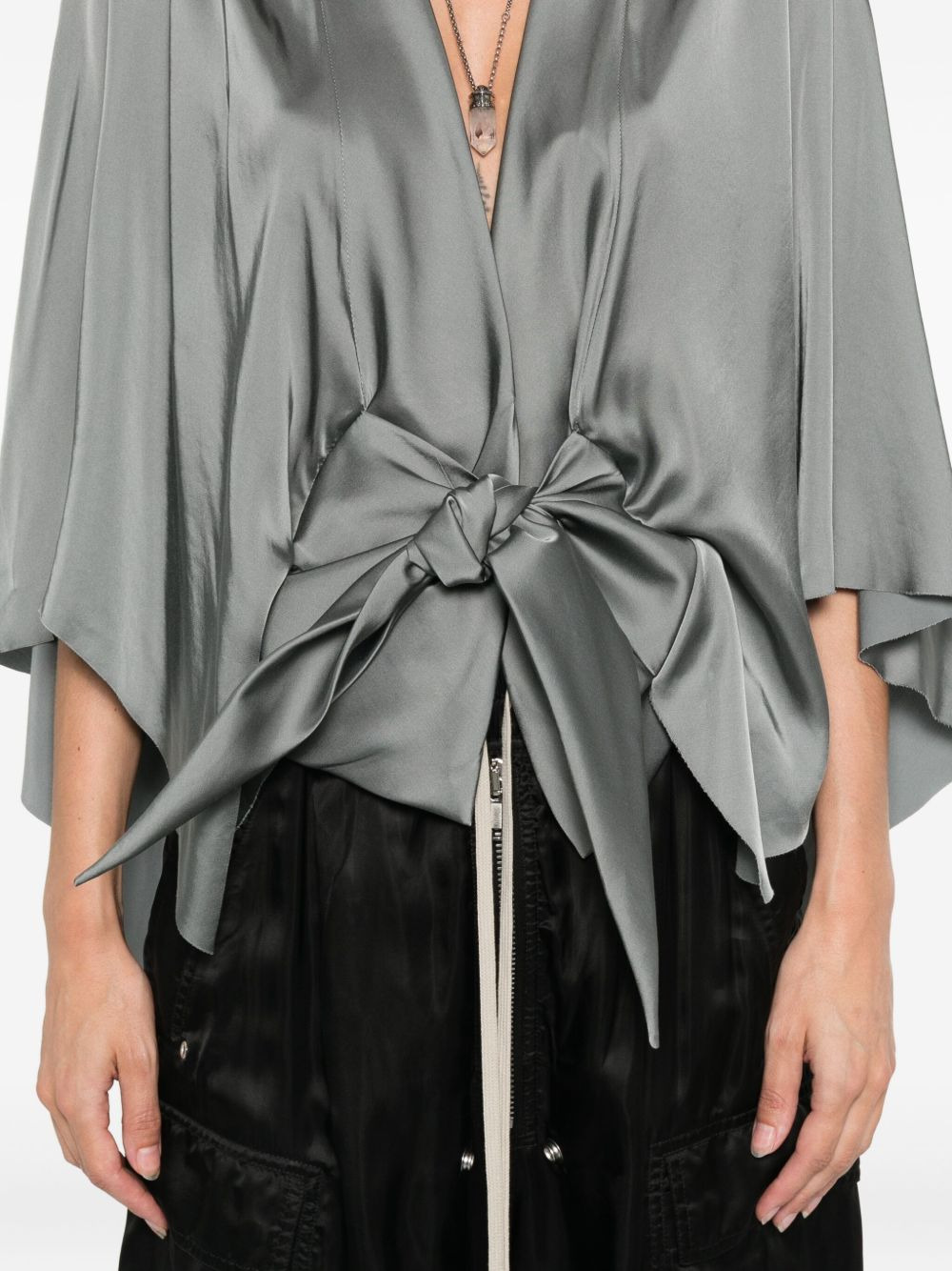v-neck blouse - 5