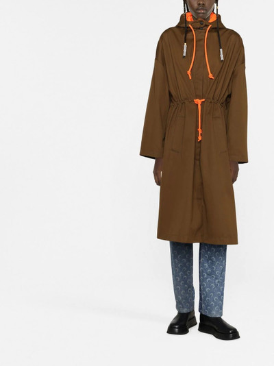 MSGM two-in-one hooded coat outlook