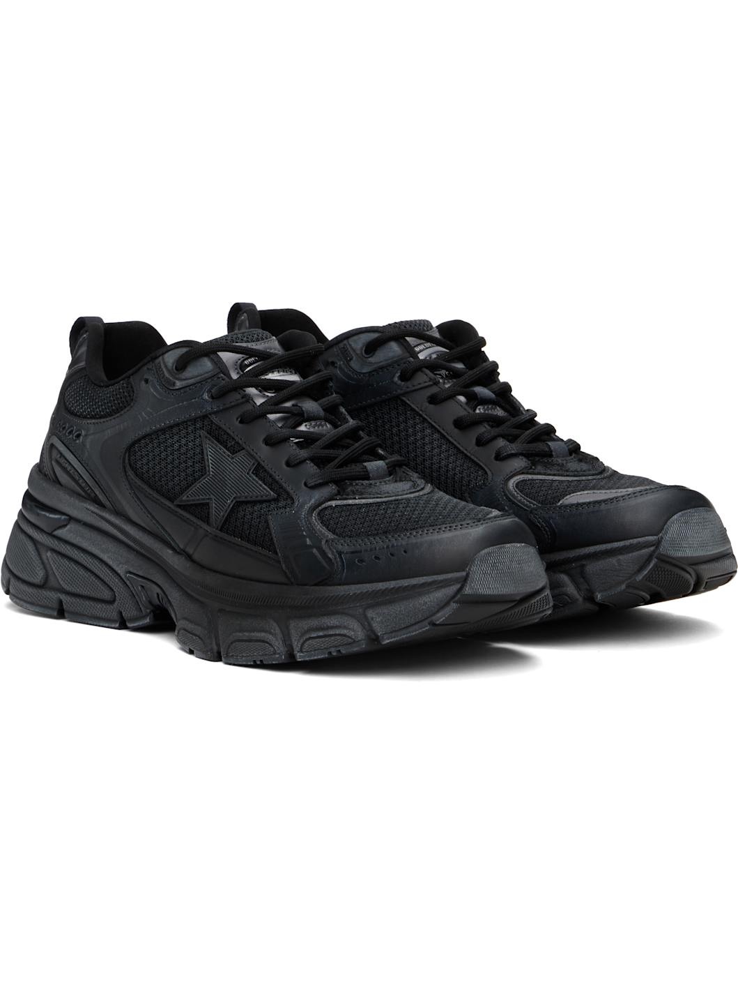 Black Lightstar Sneakers - 4