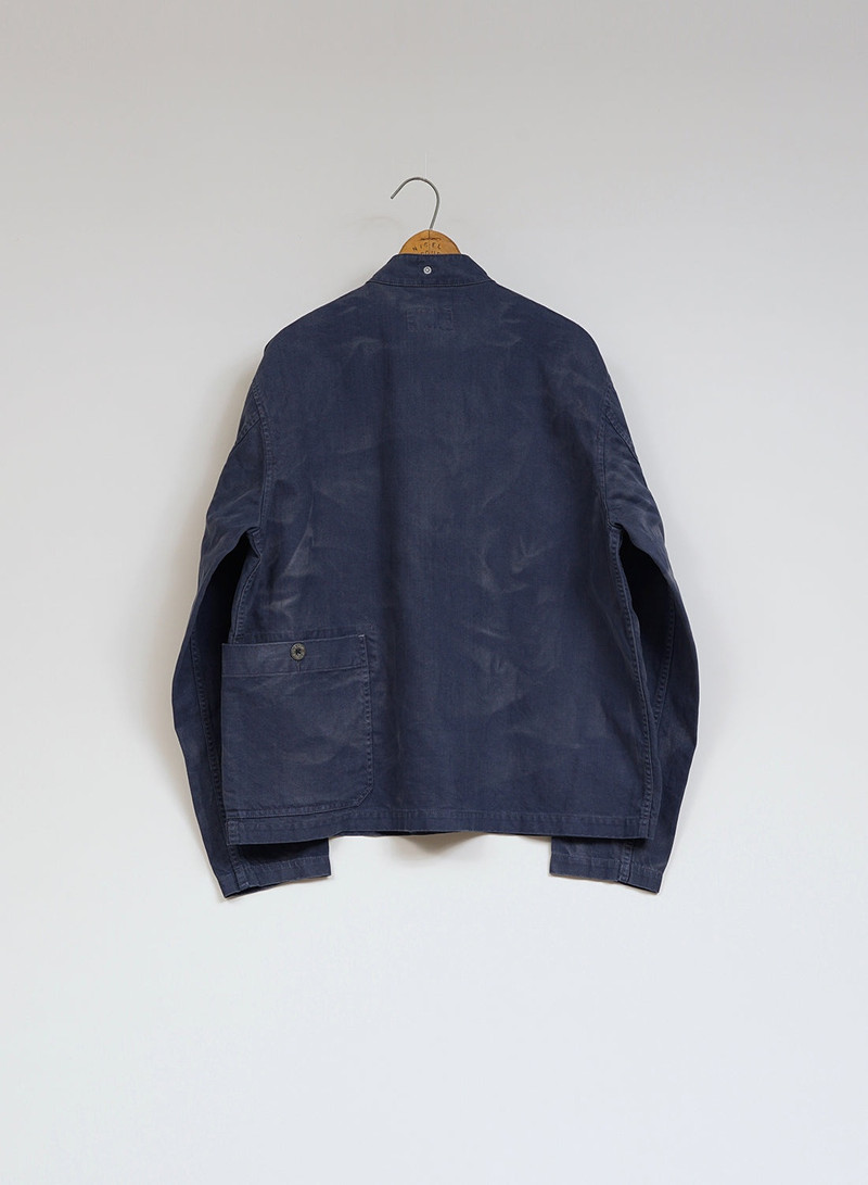 Railroad Jacket Cotton Twill in RAF Blue 6