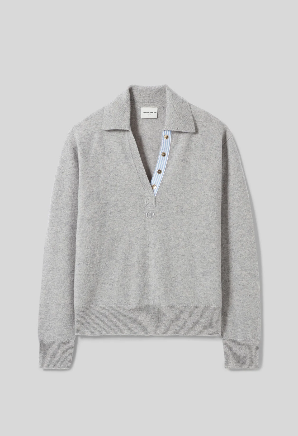 WOOL POLO JUMPER - 1
