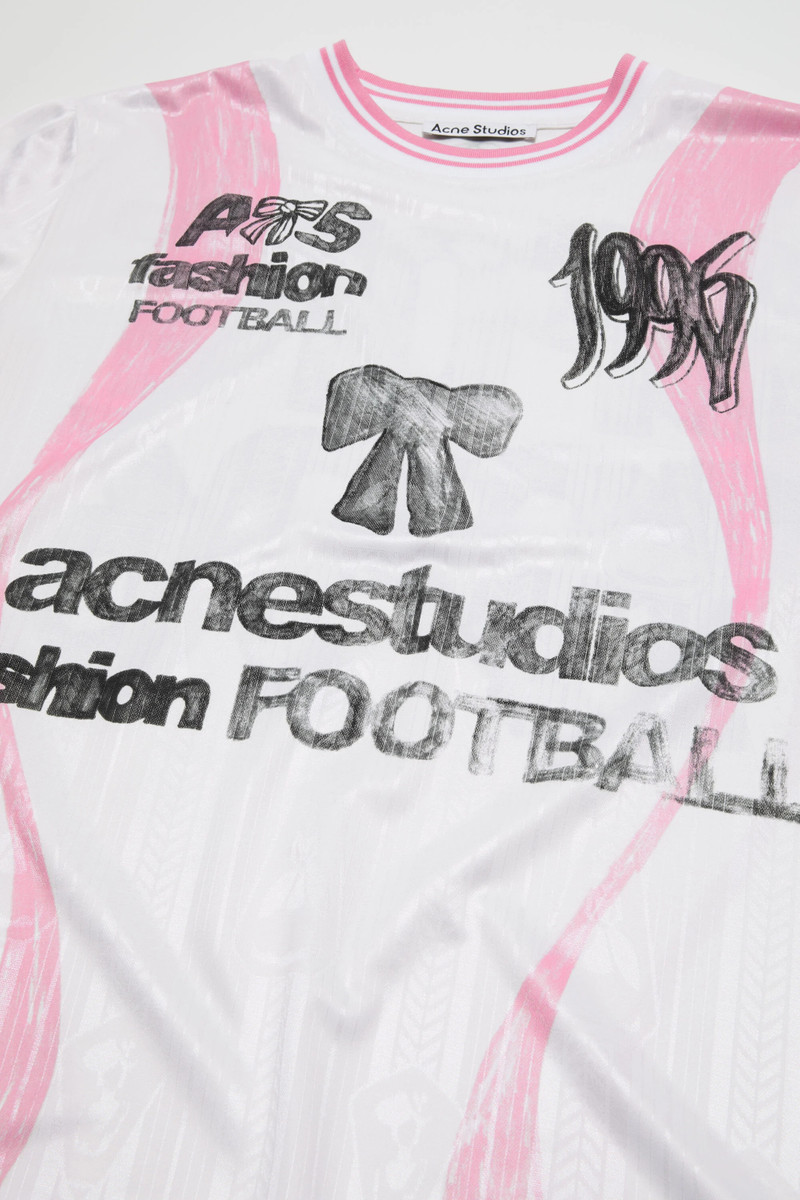 Sports jersey graphic t-shirt - White 5