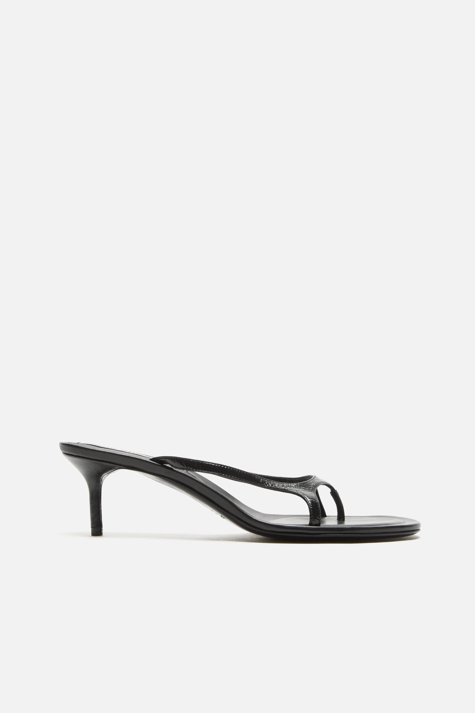 Leather kitten heels - Black - 1