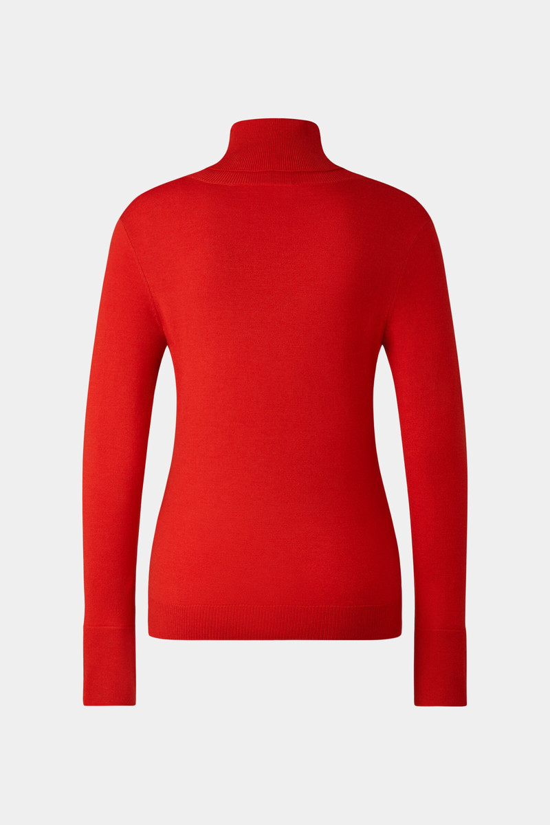 BOGNER Vinny Turtleneck pullover in Red outlook