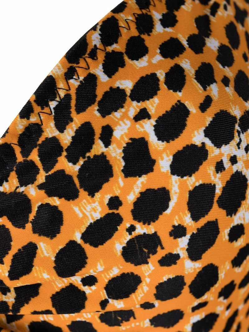 animal-print halterneck bikini top 3