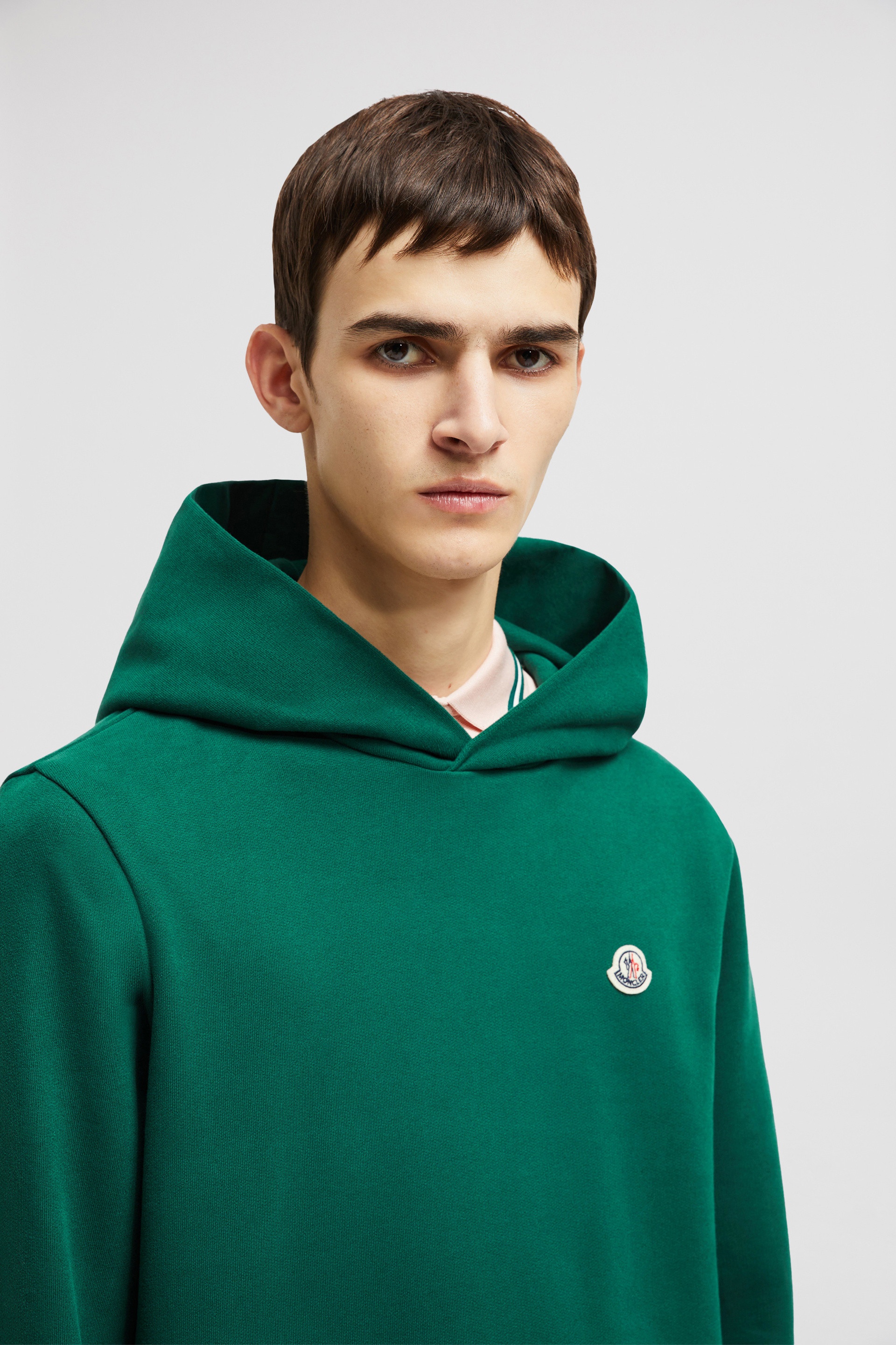 Logo Patch Cotton Hoodie - 4