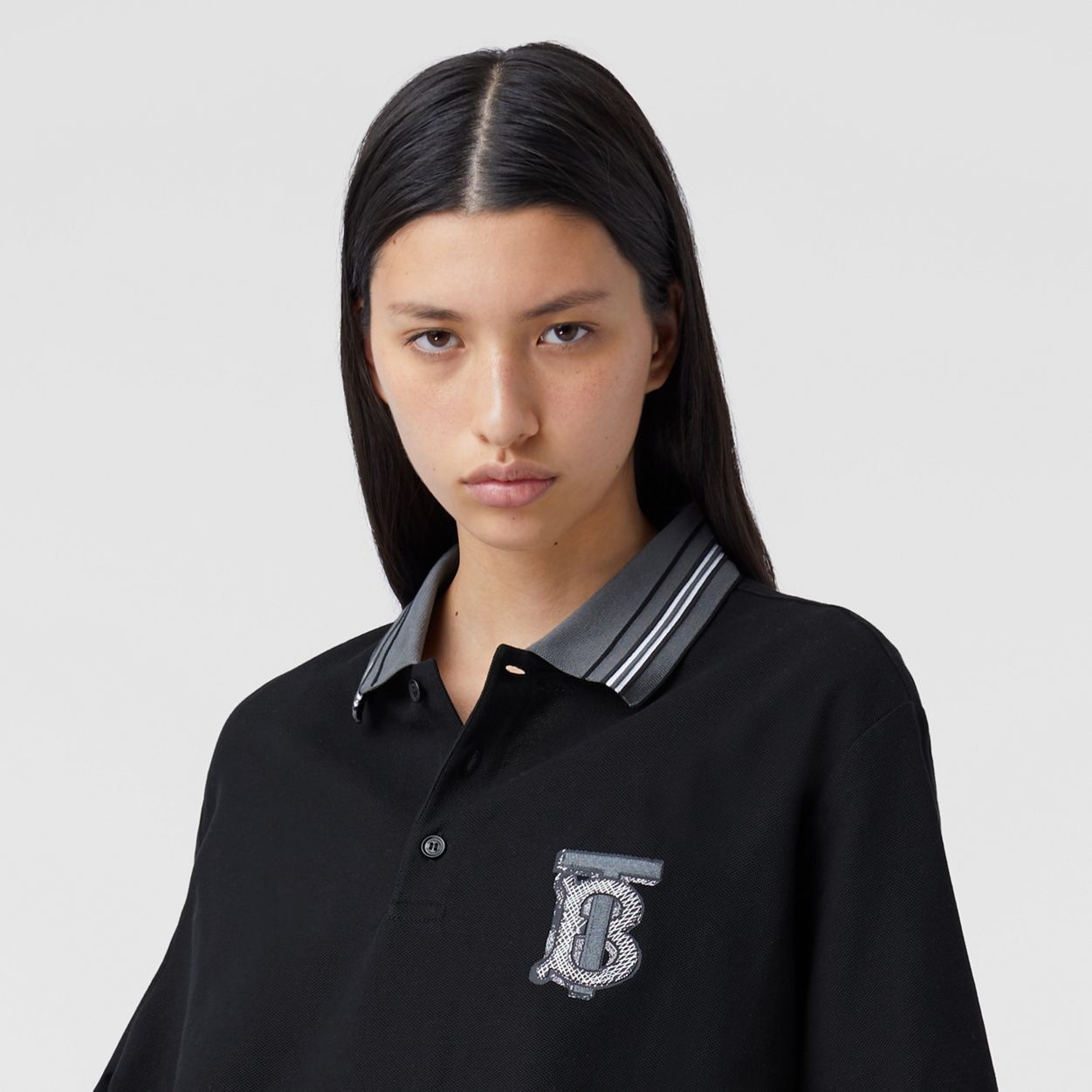 Monogram Motif Cotton Piqué Polo Shirt – Unisex - 3