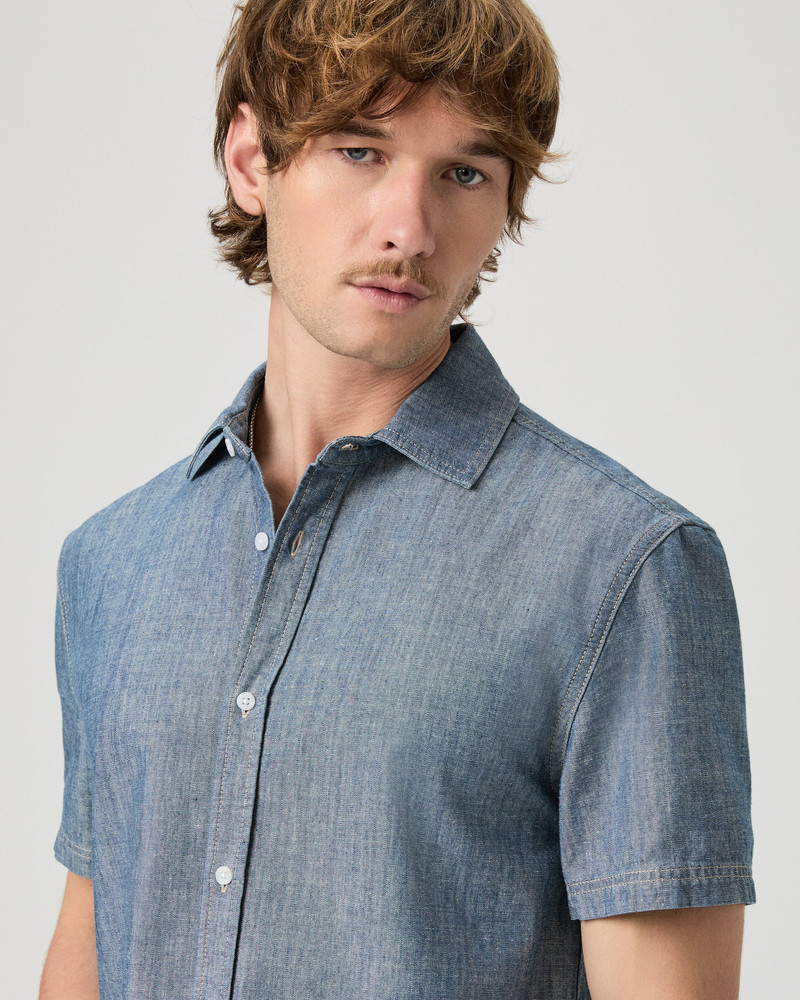 Soliman Short Sleeve Denim Shirt 5