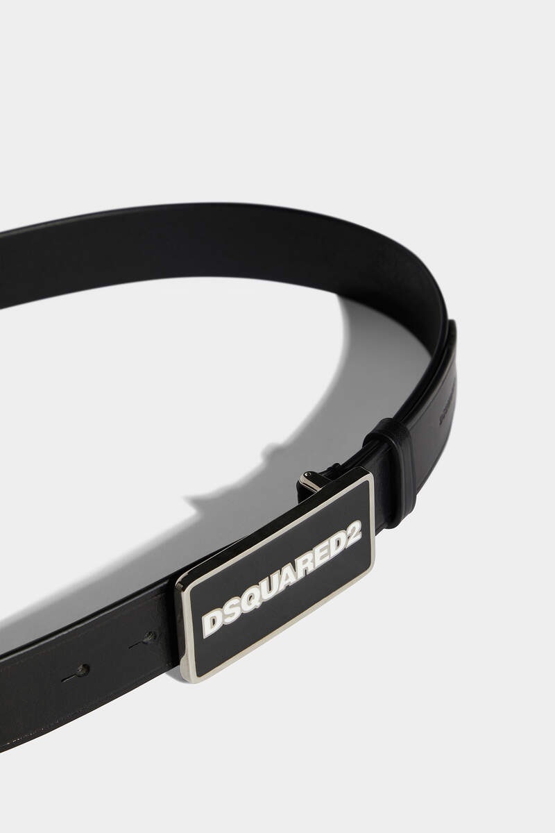 DSQUARED2 LOGO PLAQUE BELT - 4