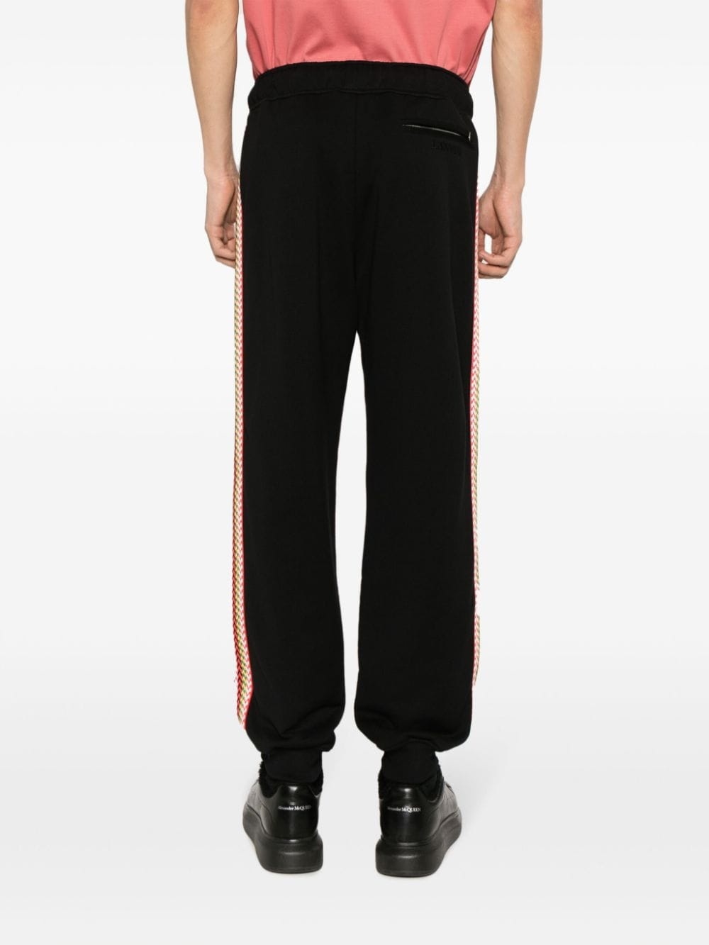 Side Curb cotton track pants - 4