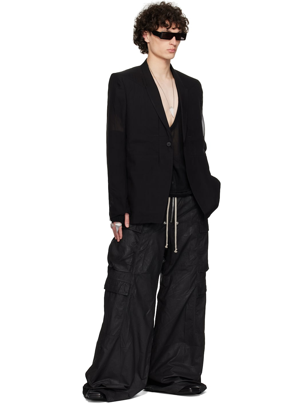 Black Hollywood Fogpocket Soft Soft Blazer - 4