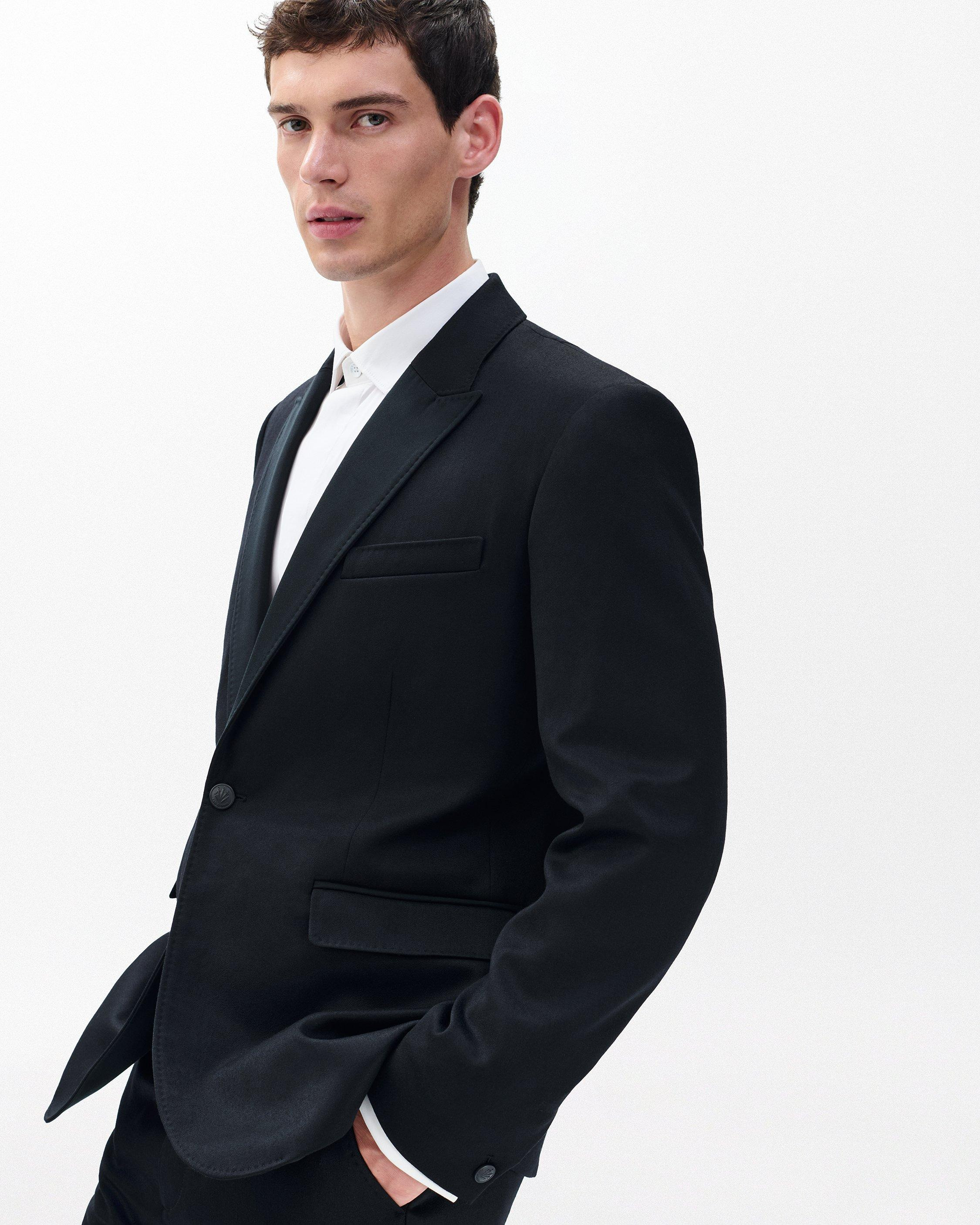 Butler British Wool Tuxedo Jacket - 4