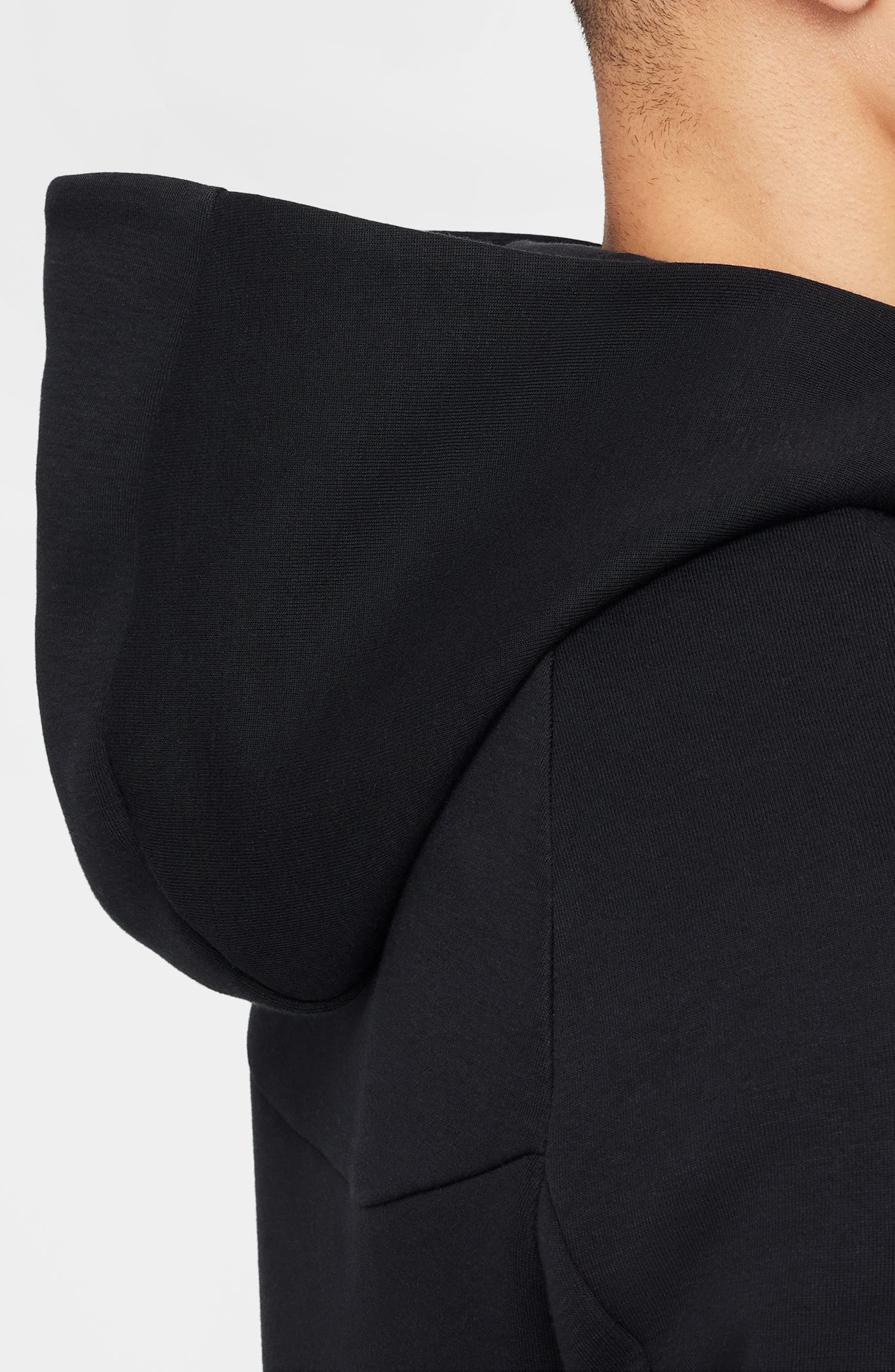 Nike Tech Windrunner Zip Hoodie in Black/Black at Nordstrom - 6