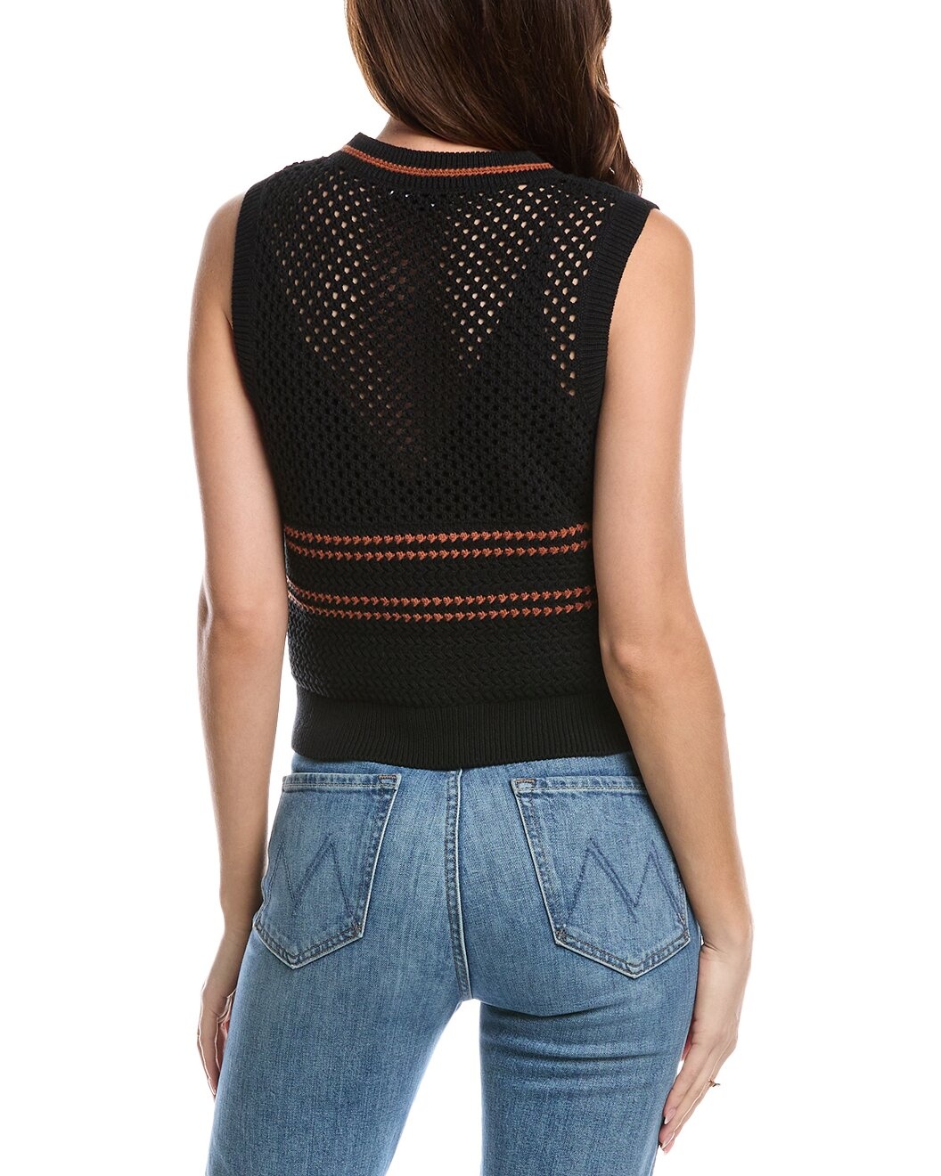 RE/DONE Crochet Mesh Vest - 2