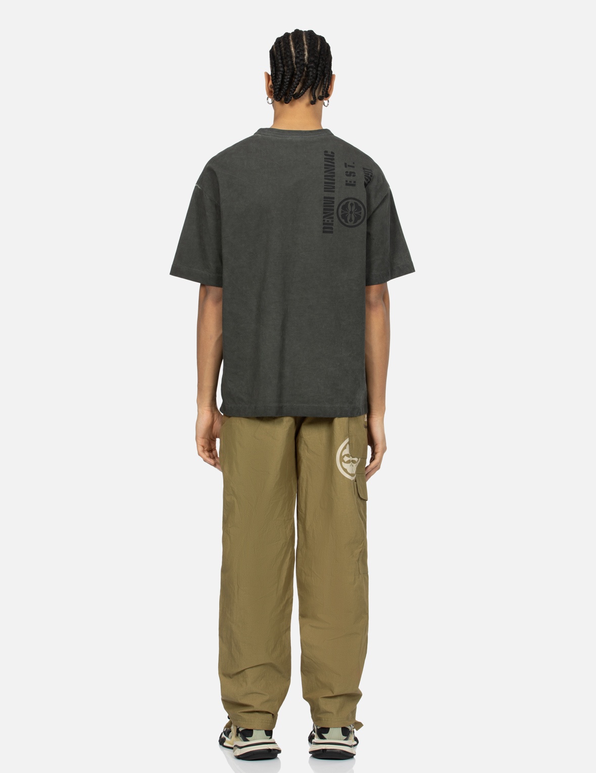 ASYMMETRIC AND MULTI-POCKETS LOOSE FIT CARGO PANTS - 5