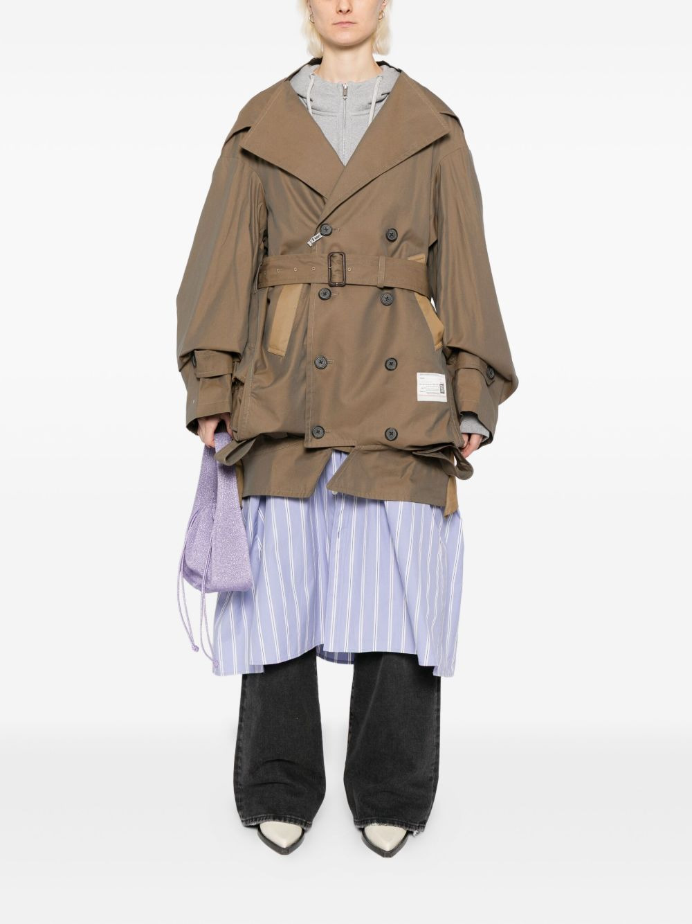Upside Down trench coat - 2