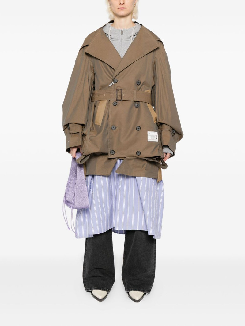 Maison MIHARAYASUHIRO Upside Down trench coat outlook