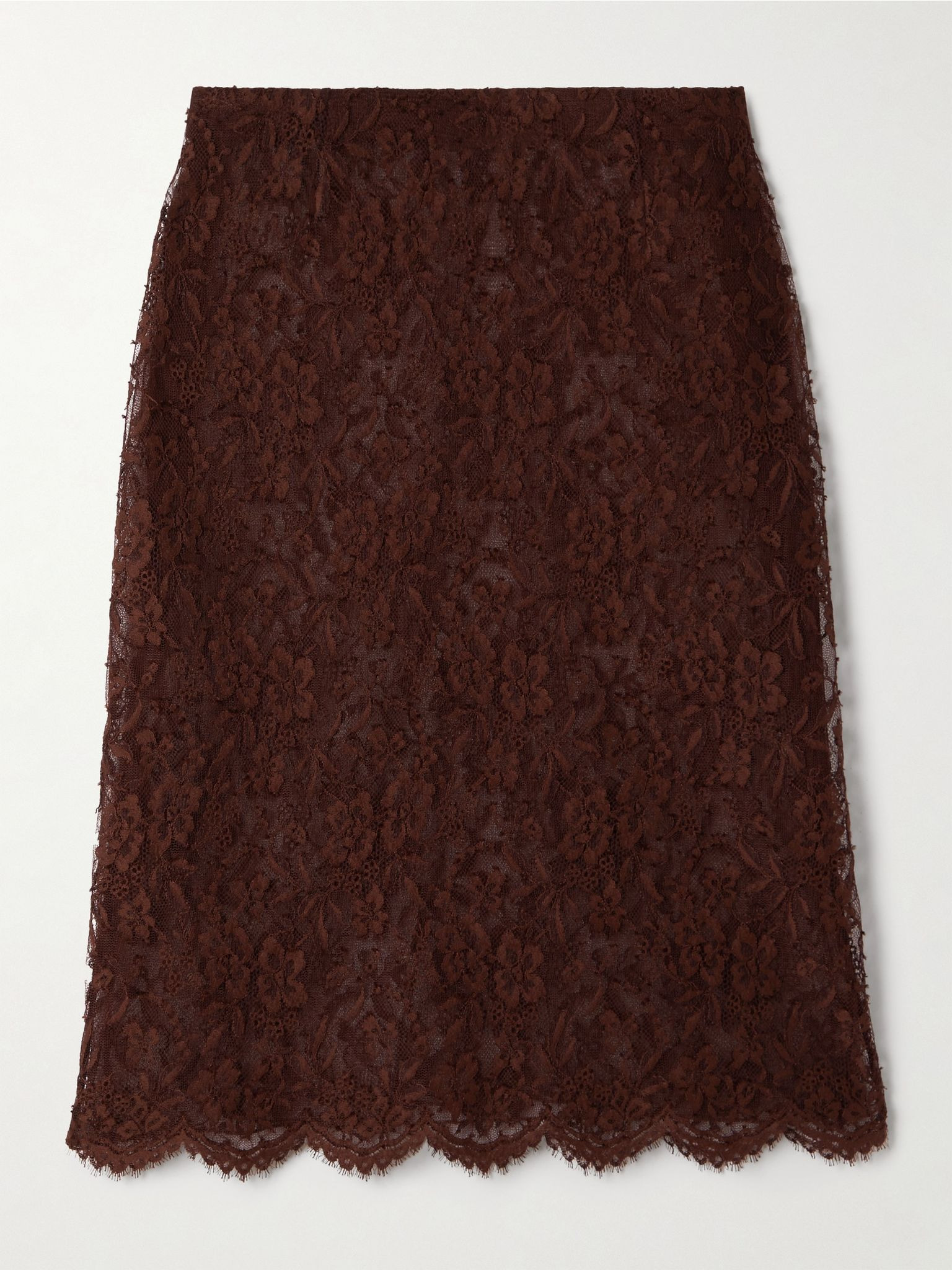 Lace midi skirt Charcoal - 1