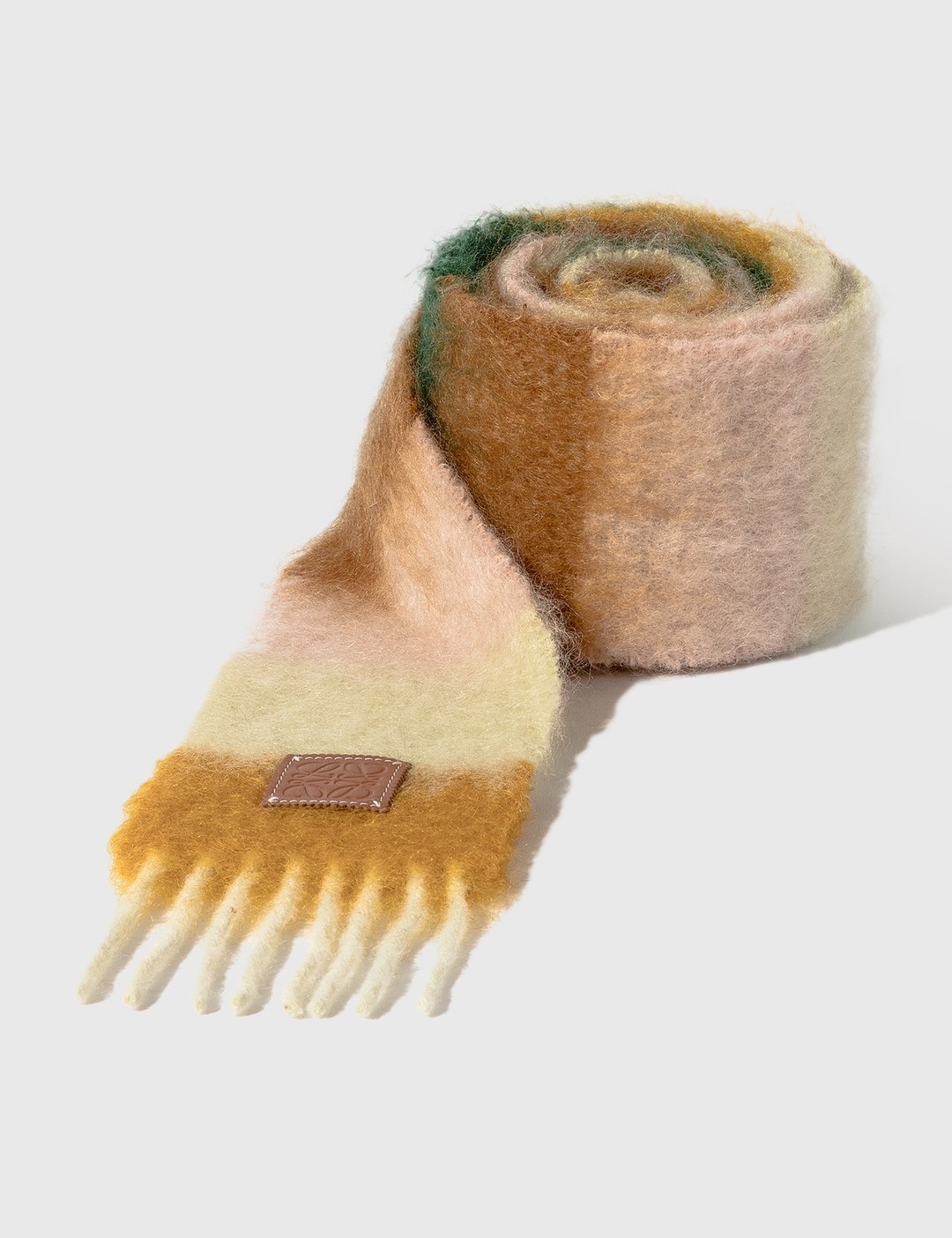 STRIPED SCARF IN MOHAIR - 5