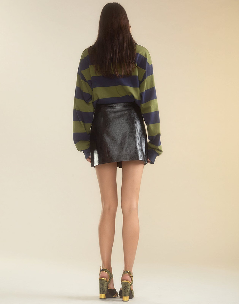 Harper Vegan Leather Skirt 9