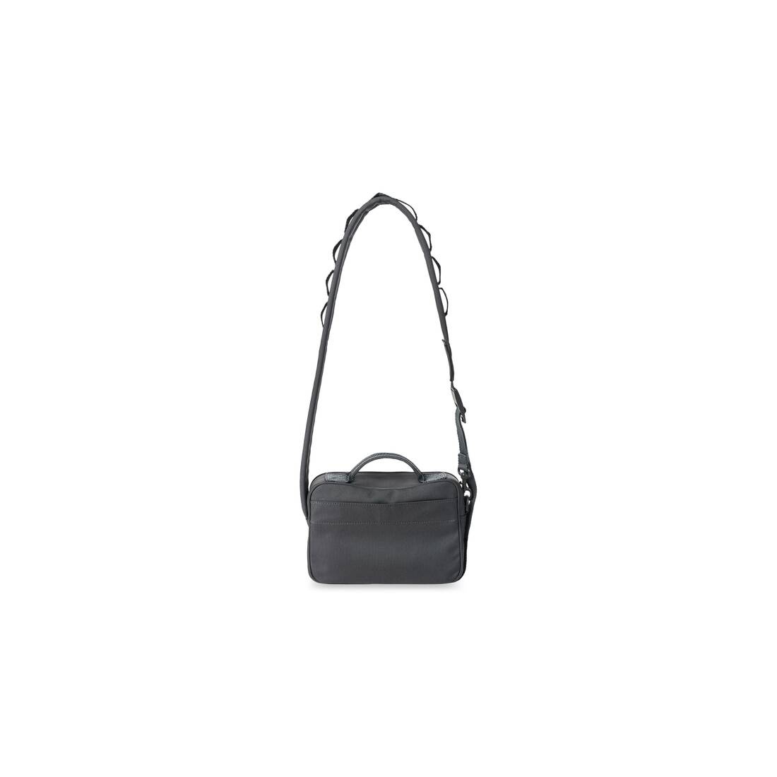 Men's Army Pouch With Strap in Grey - 4