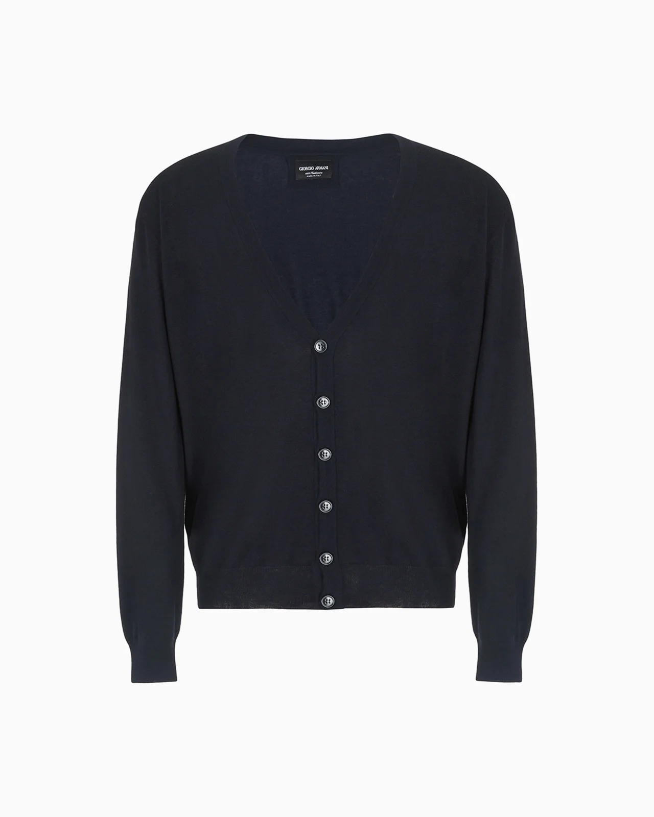 CASHMERE CARDIGAN WITH BUTTONS - 1