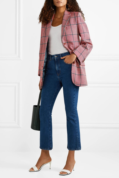 GUCCI Prince of Wales checked wool-blend blazer outlook