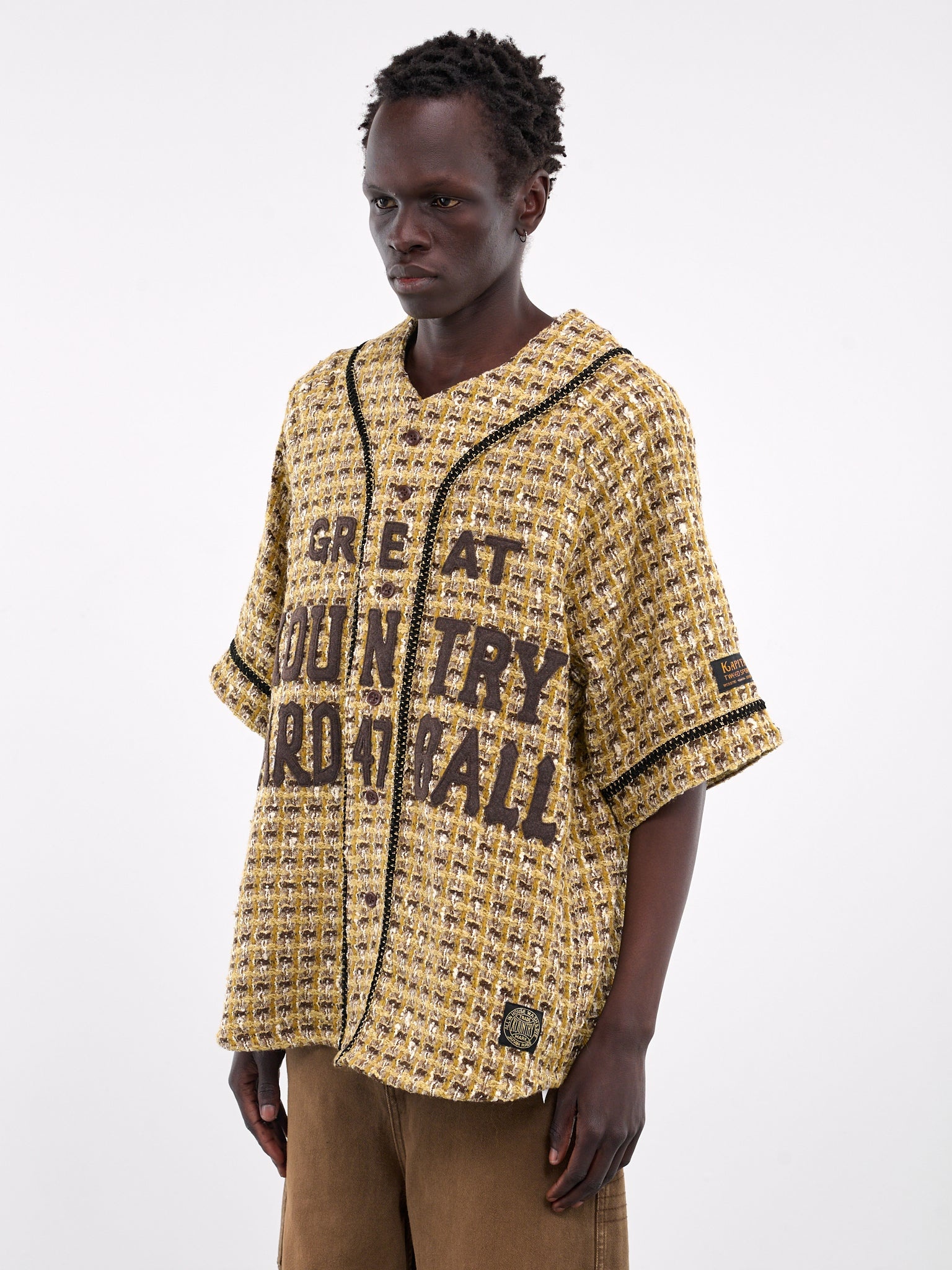 Tweed Baseball Shirt - 2