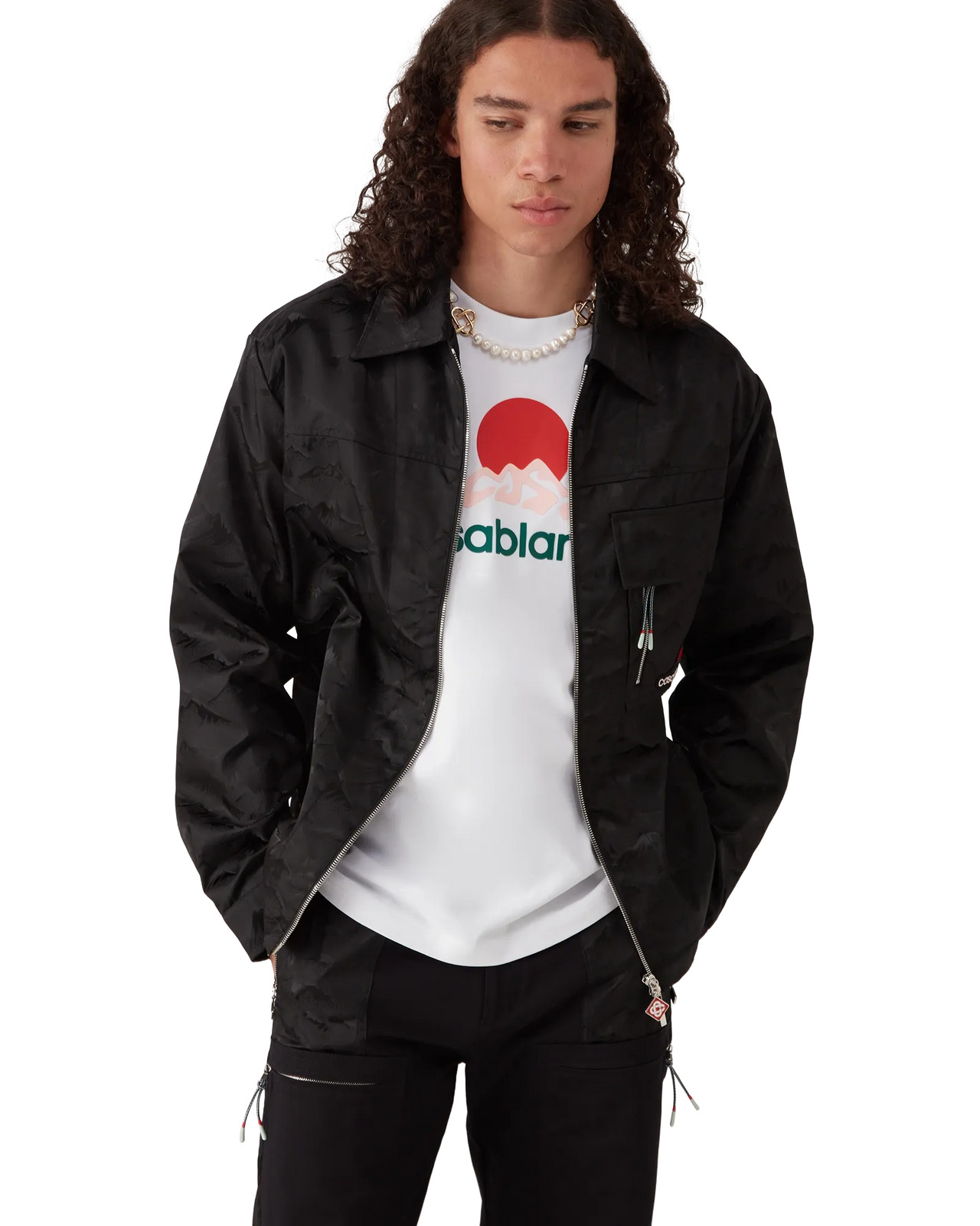 Nylon Mountain Camo Zip Shirt - 4