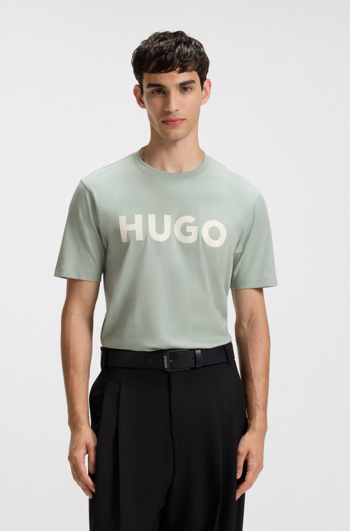 REGULAR-FIT T-SHIRT IN COTTON JERSEY WITH LOGO ARTWORK - 2