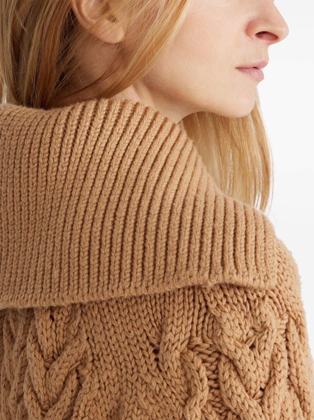 sailor cable-knit sweater - 5