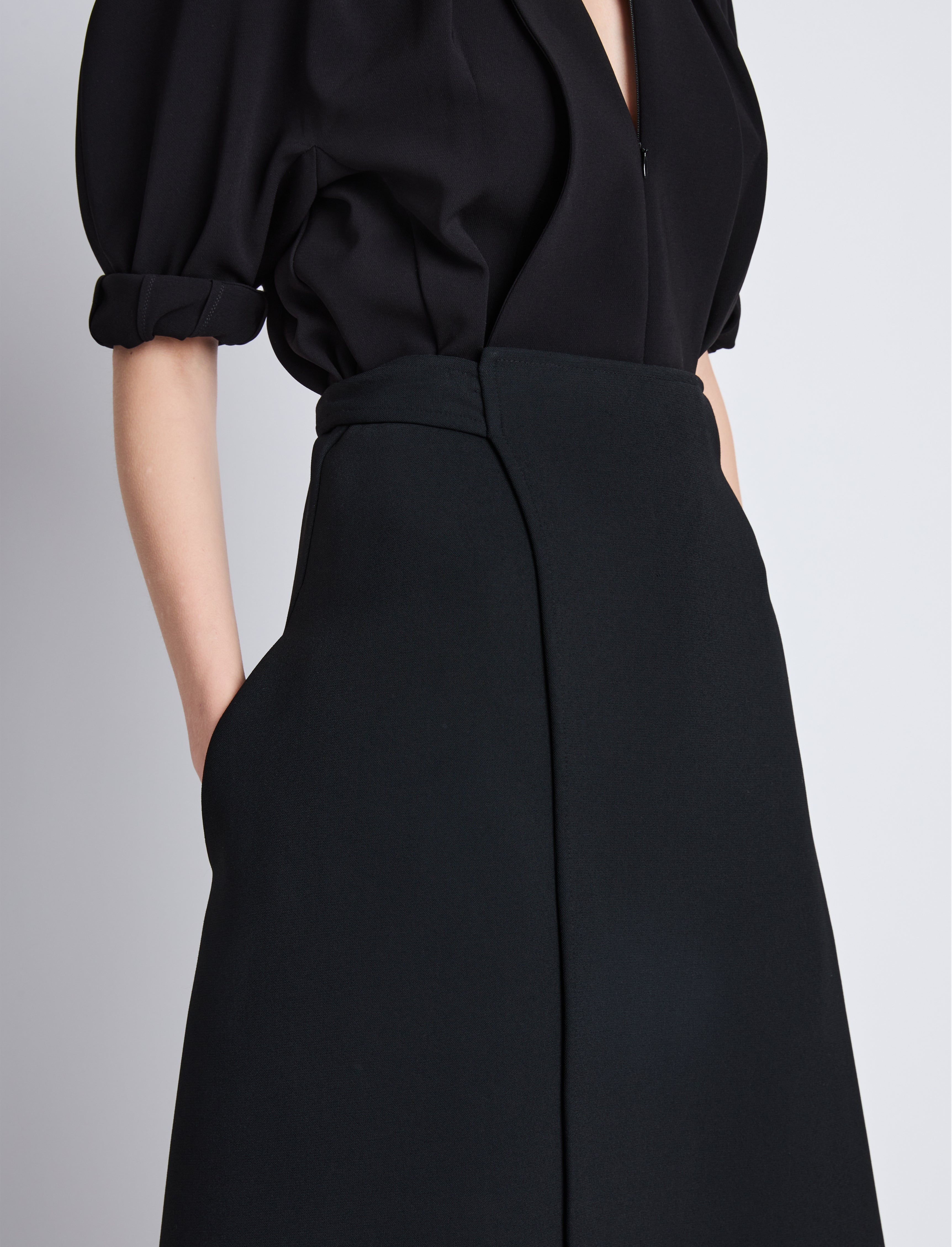 Helen Skirt in Bi-Stretch Crepe - 5