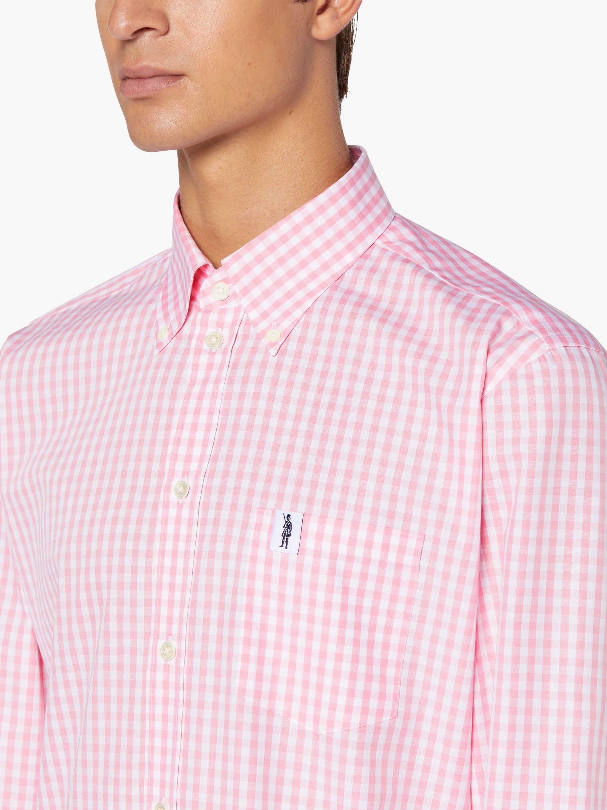 BLOOMSBURY PINK CHECK COTTON SHIRT | GSC-107 - 5