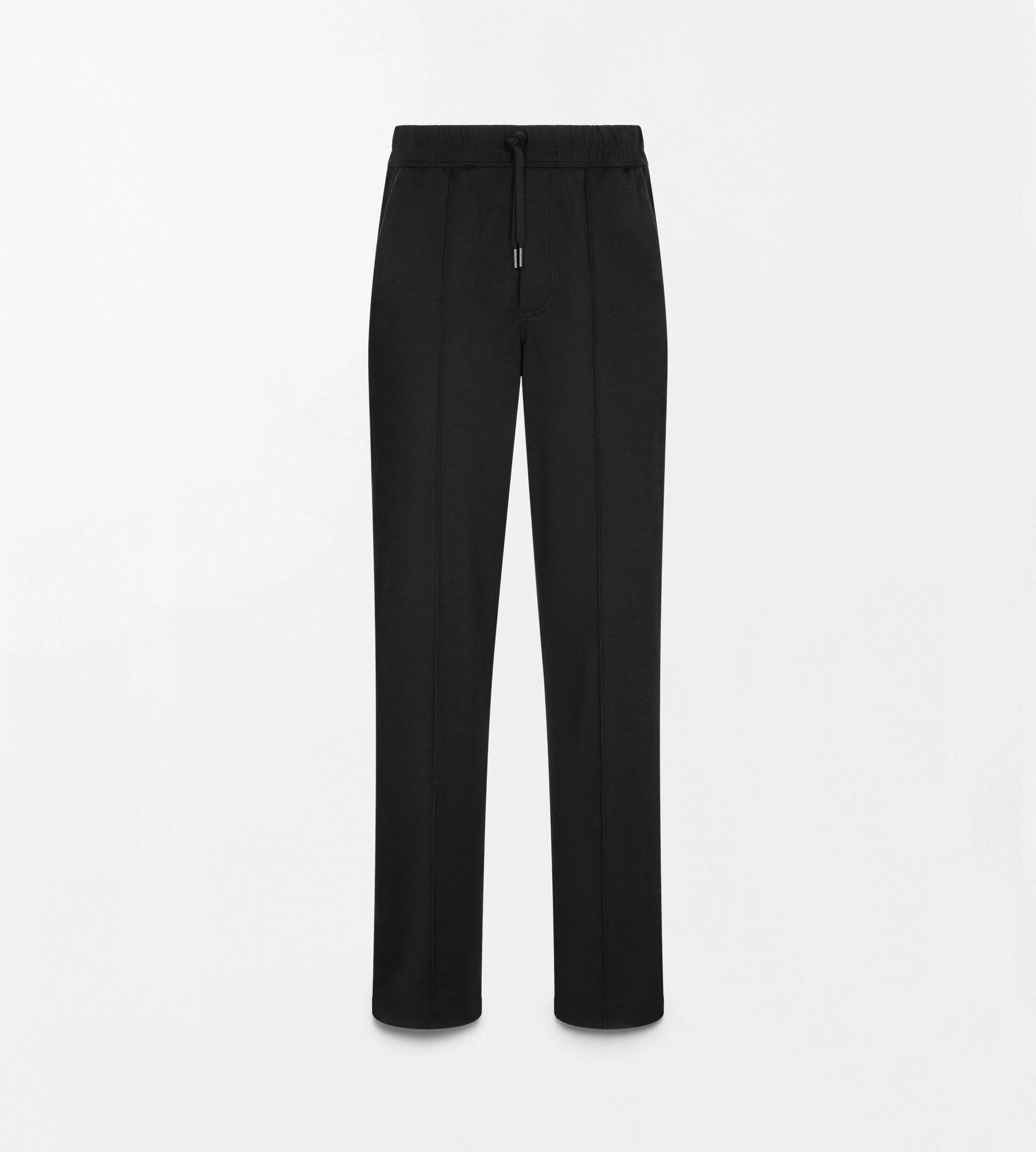 WOOL SILK CASHMERE BLEND LOUNGE PANTS - 1