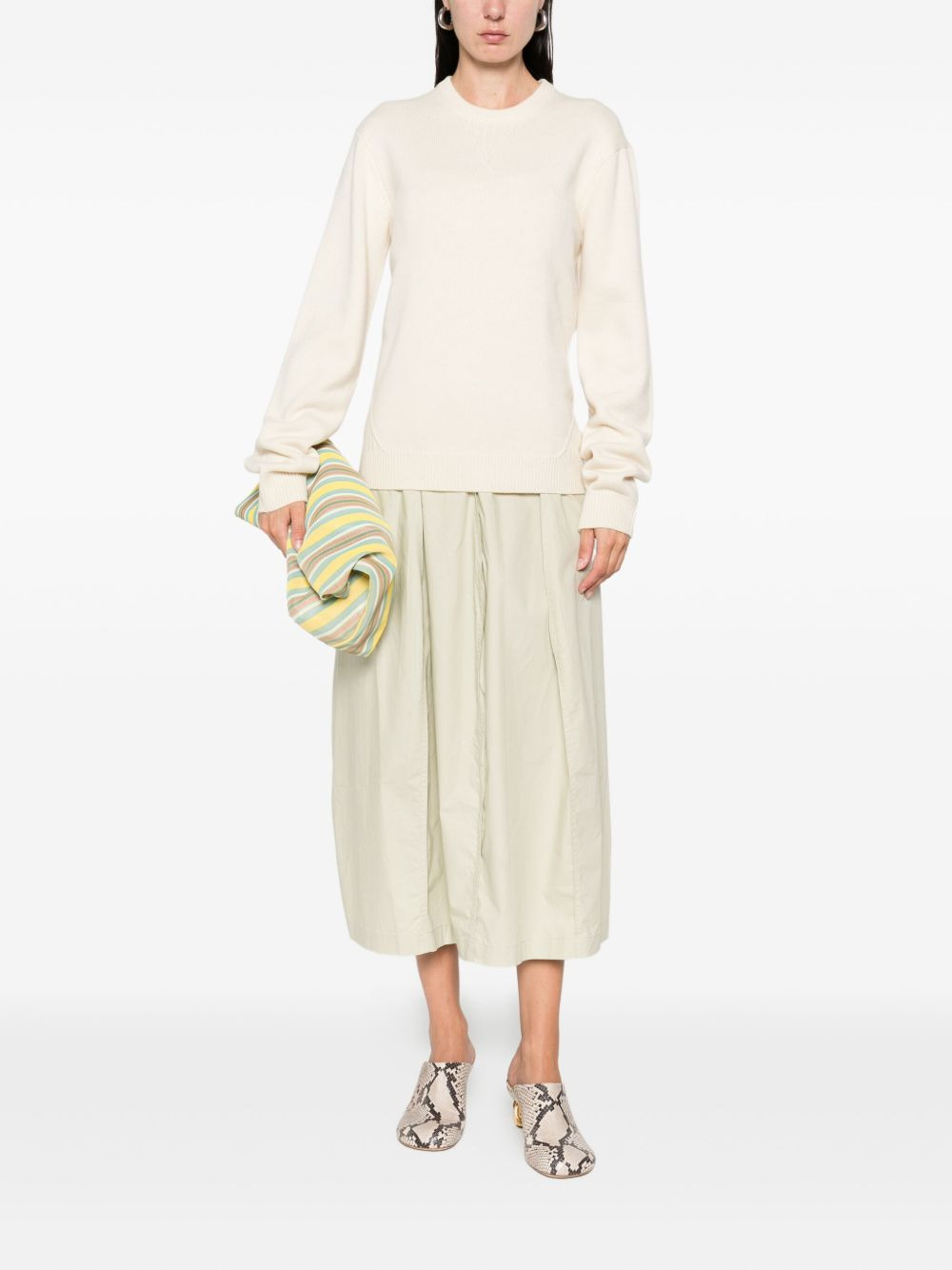 ribbed crew-neck sweater - 2