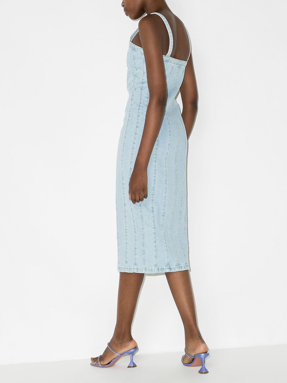 Kayla zip up denim dress - 3