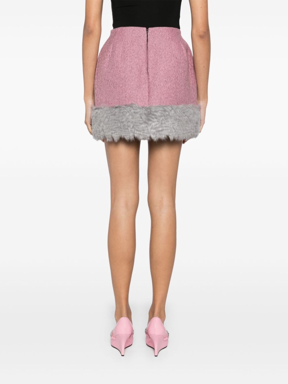 faux-fur skirt - 4