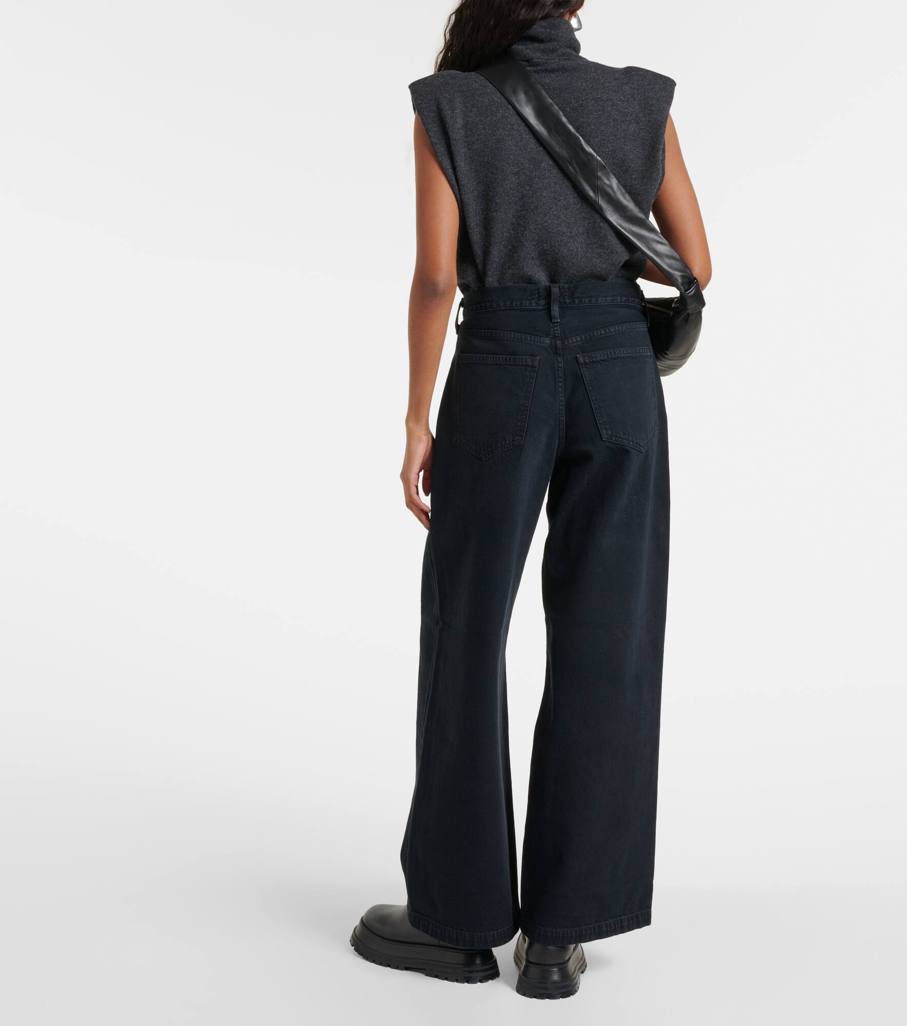 Ellis low-rise wide-leg jeans - 3