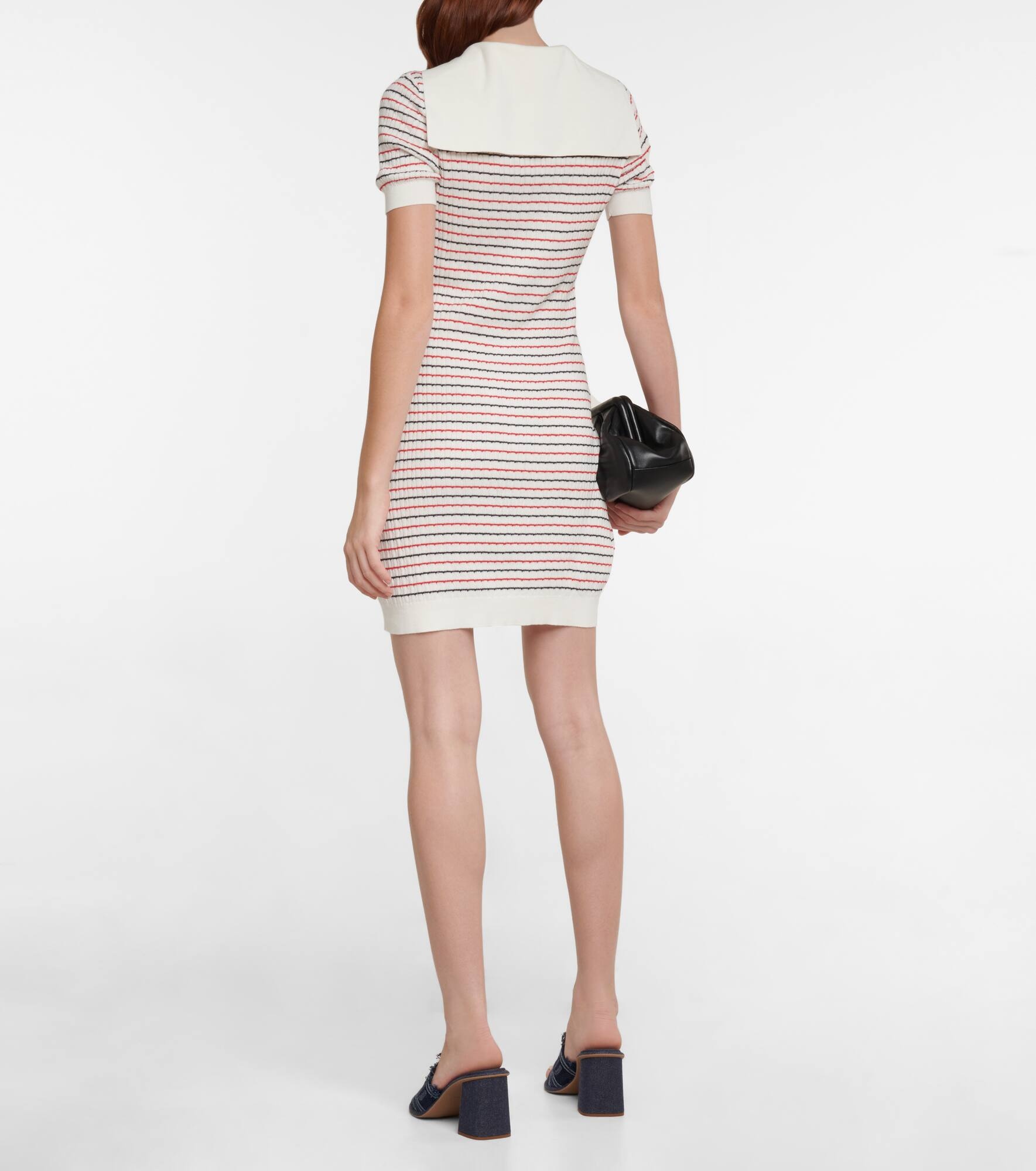 Striped cotton minidress - 3